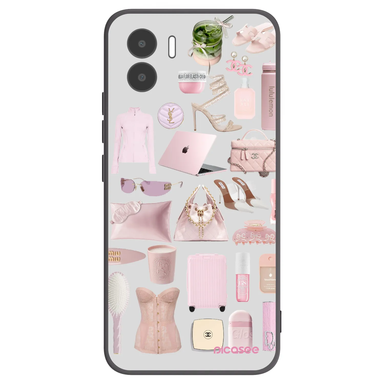 Picasee silikonski črni ovitek za Xiaomi Redmi A1 - Glam Babe