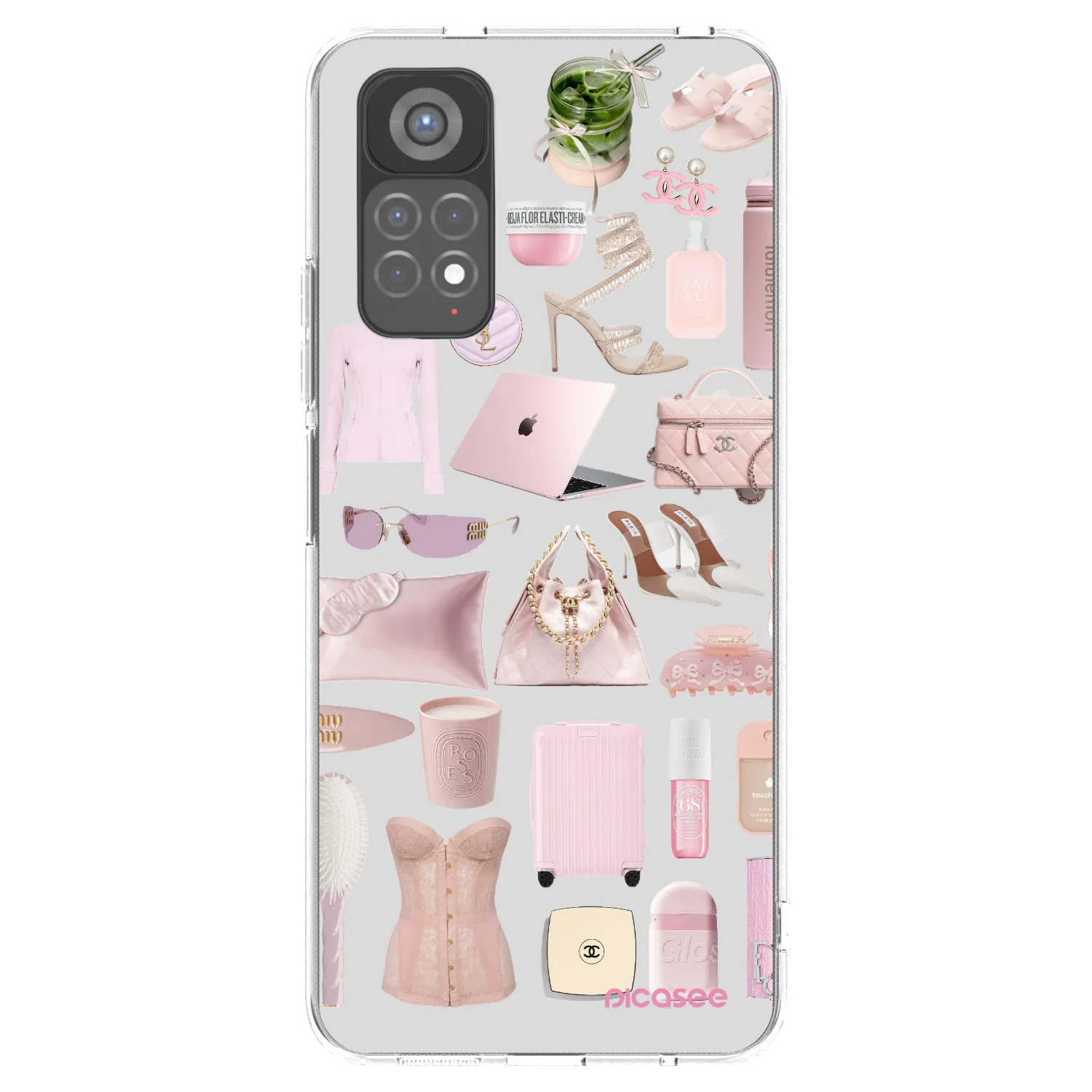 Picasee silikonski prozorni ovitek za Xiaomi Redmi Note 11S 5G - Glam Babe
