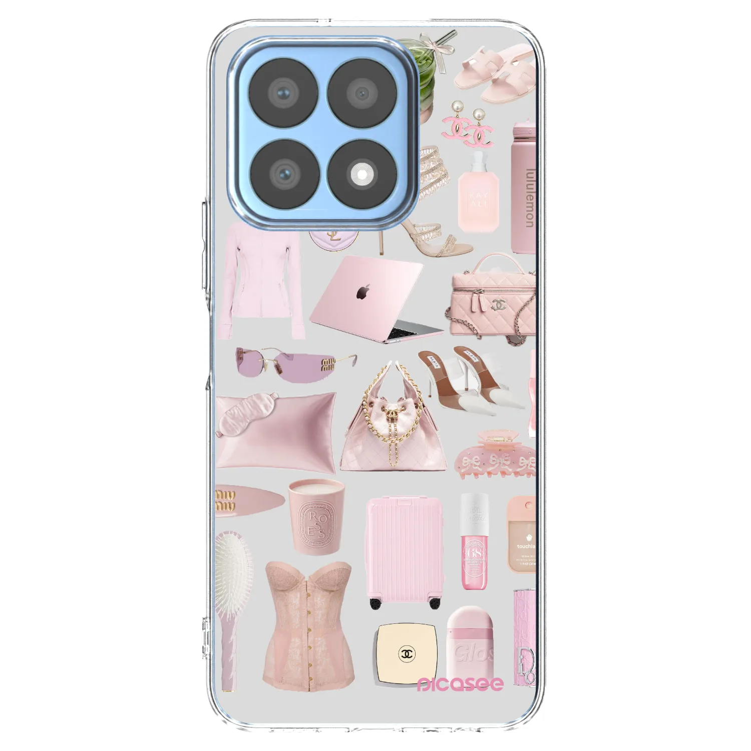 Picasee silikonski prozorni ovitek za Honor X8a - Glam Babe