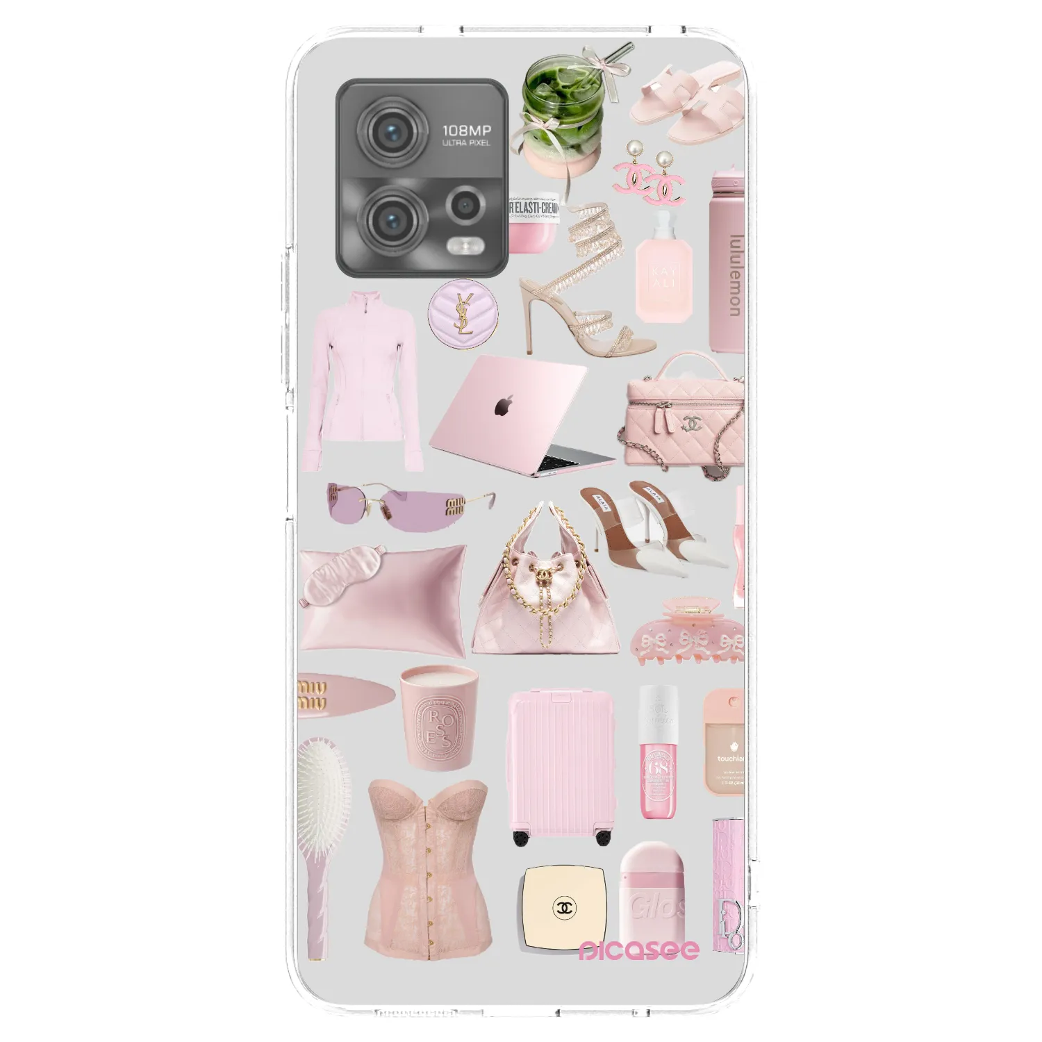 Picasee silikonski prozorni ovitek za Motorola Moto G72 - Glam Babe