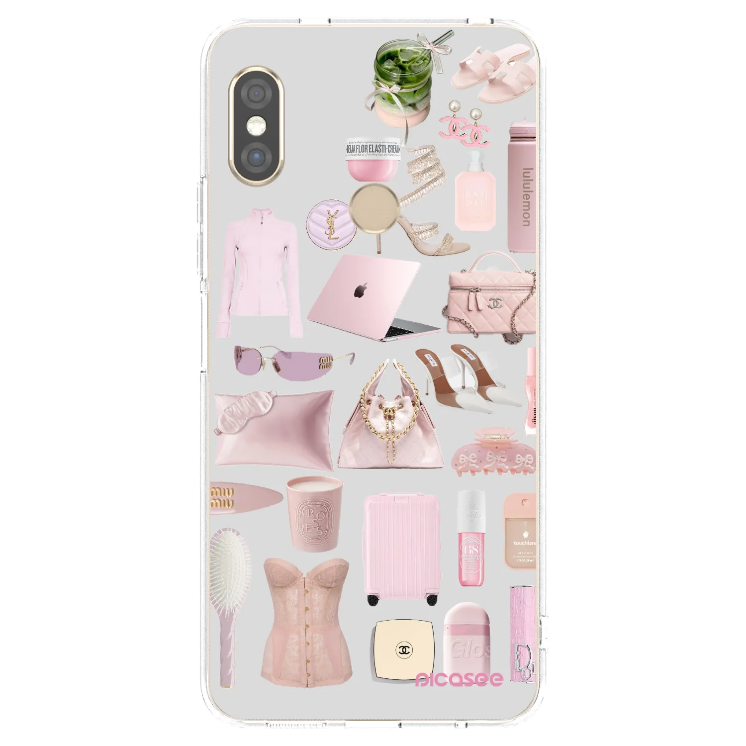 Picasee silikonski prozorni ovitek za Xiaomi Redmi Note 5 Global - Glam Babe