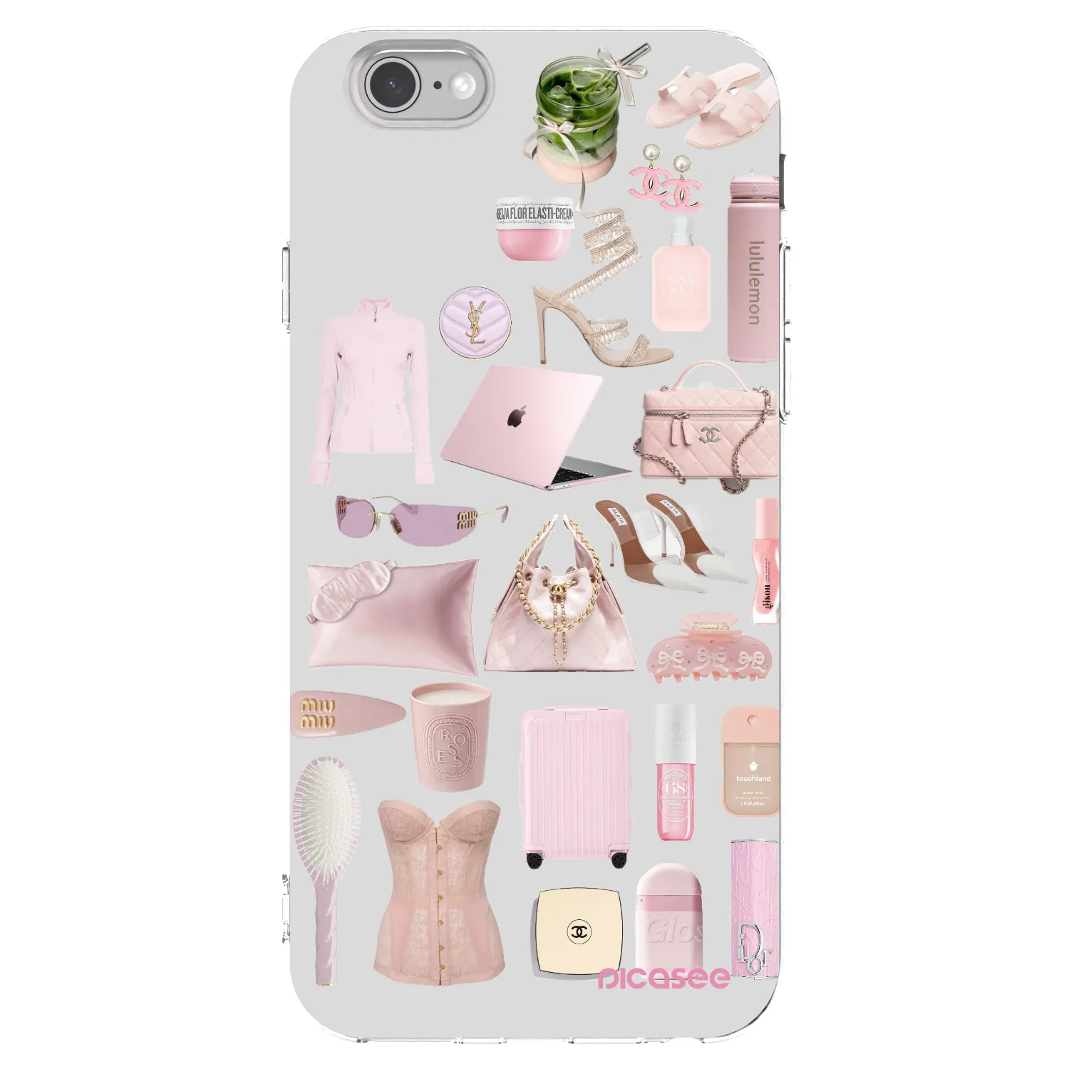 Picasee silikonski prozorni ovitek za Apple iPhone 6/6S - Glam Babe