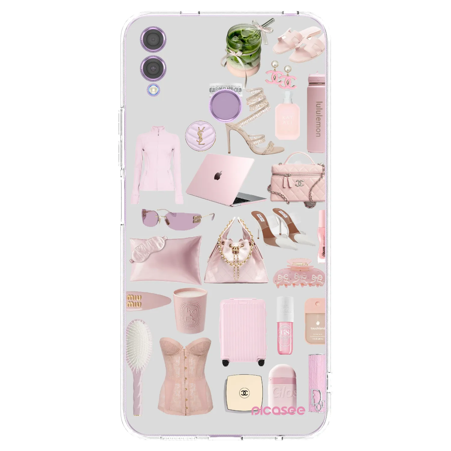 Picasee silikonski prozorni ovitek za Honor 8X - Glam Babe