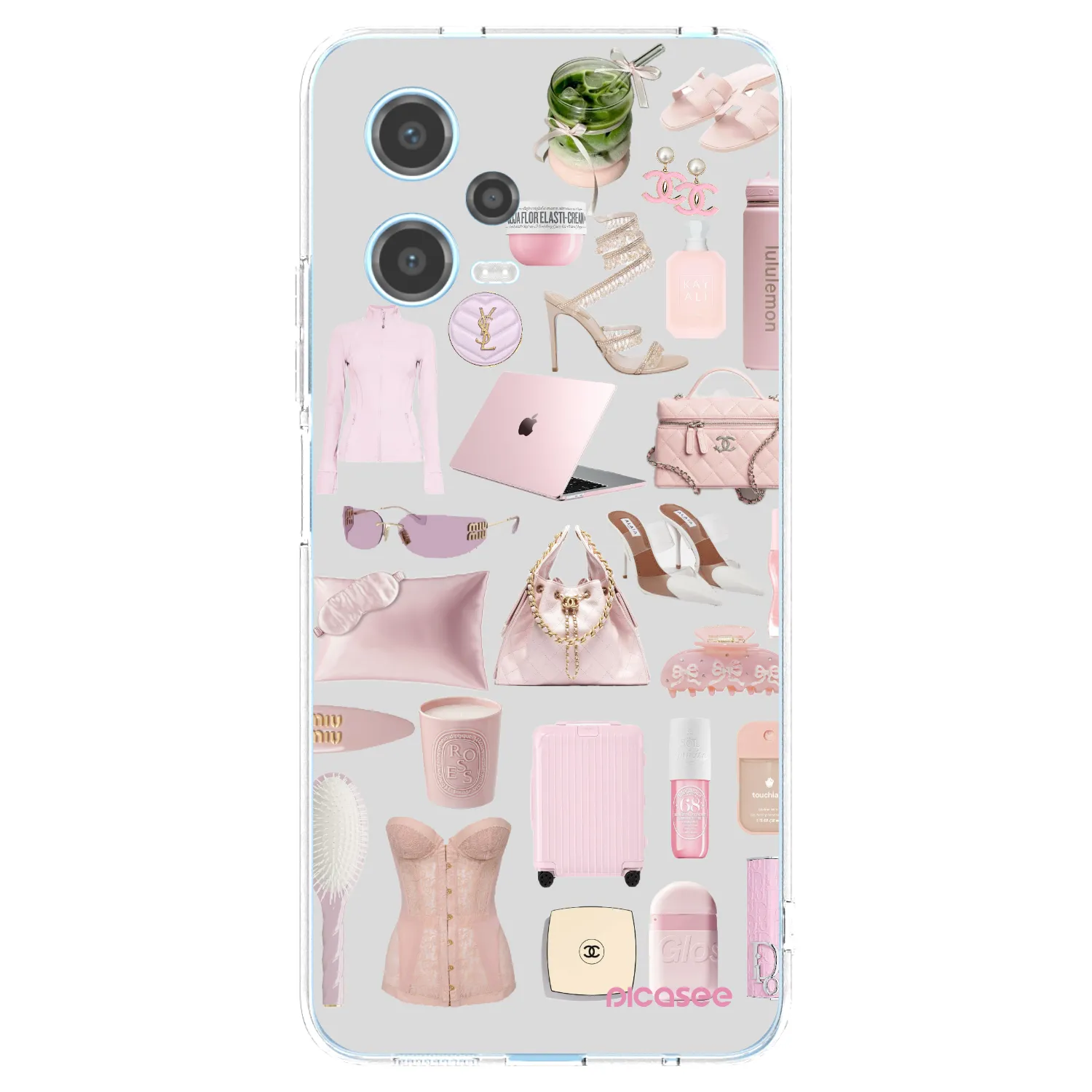Picasee silikonski prozorni ovitek za Xiaomi Redmi Note 12 5G - Glam Babe