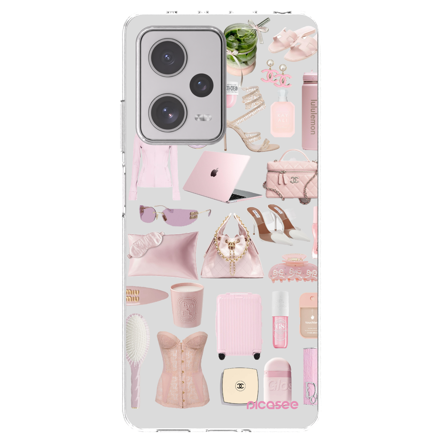 Picasee silikonski prozorni ovitek za Xiaomi Redmi Note 12 Pro+ 5G - Glam Babe