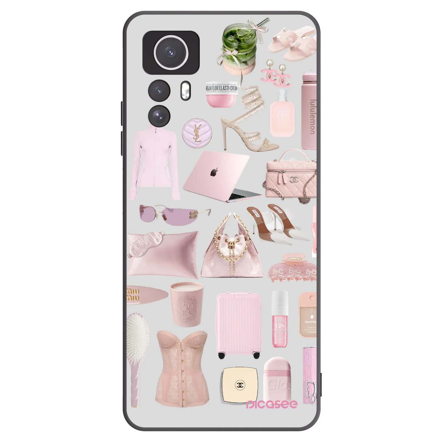 Picasee silikonski črni ovitek za Xiaomi Redmi Note 12S - Glam Babe