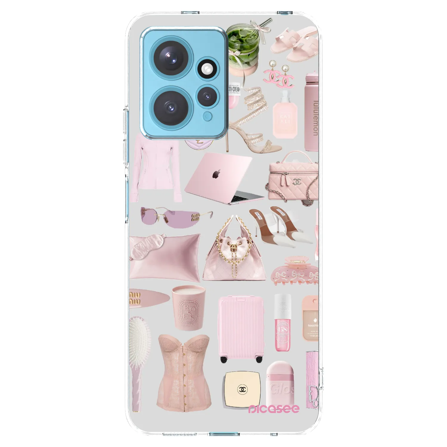 Picasee silikonski prozorni ovitek za Xiaomi Redmi Note 12 4G - Glam Babe