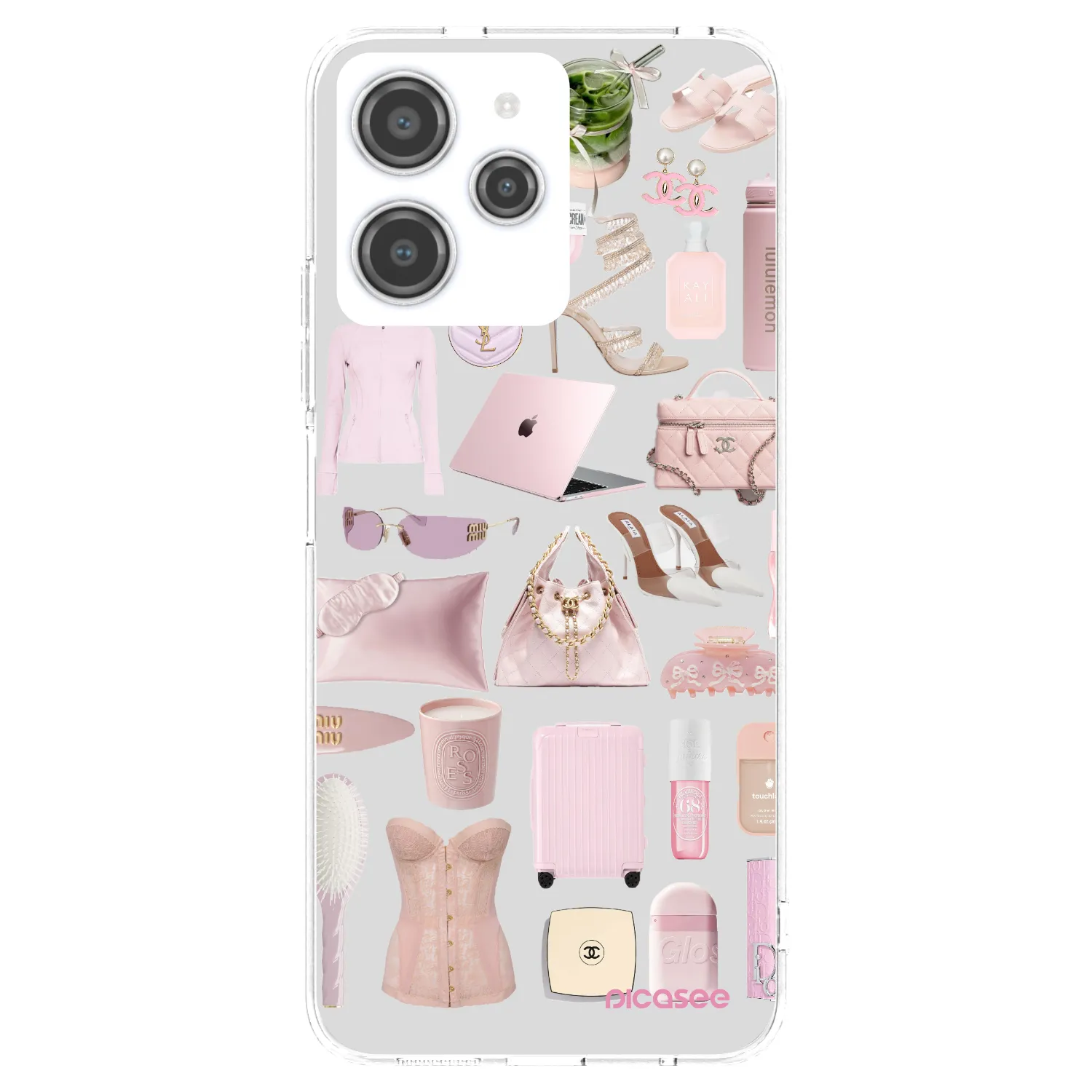 Picasee silikonski prozorni ovitek za Xiaomi Redmi 12 4G - Glam Babe