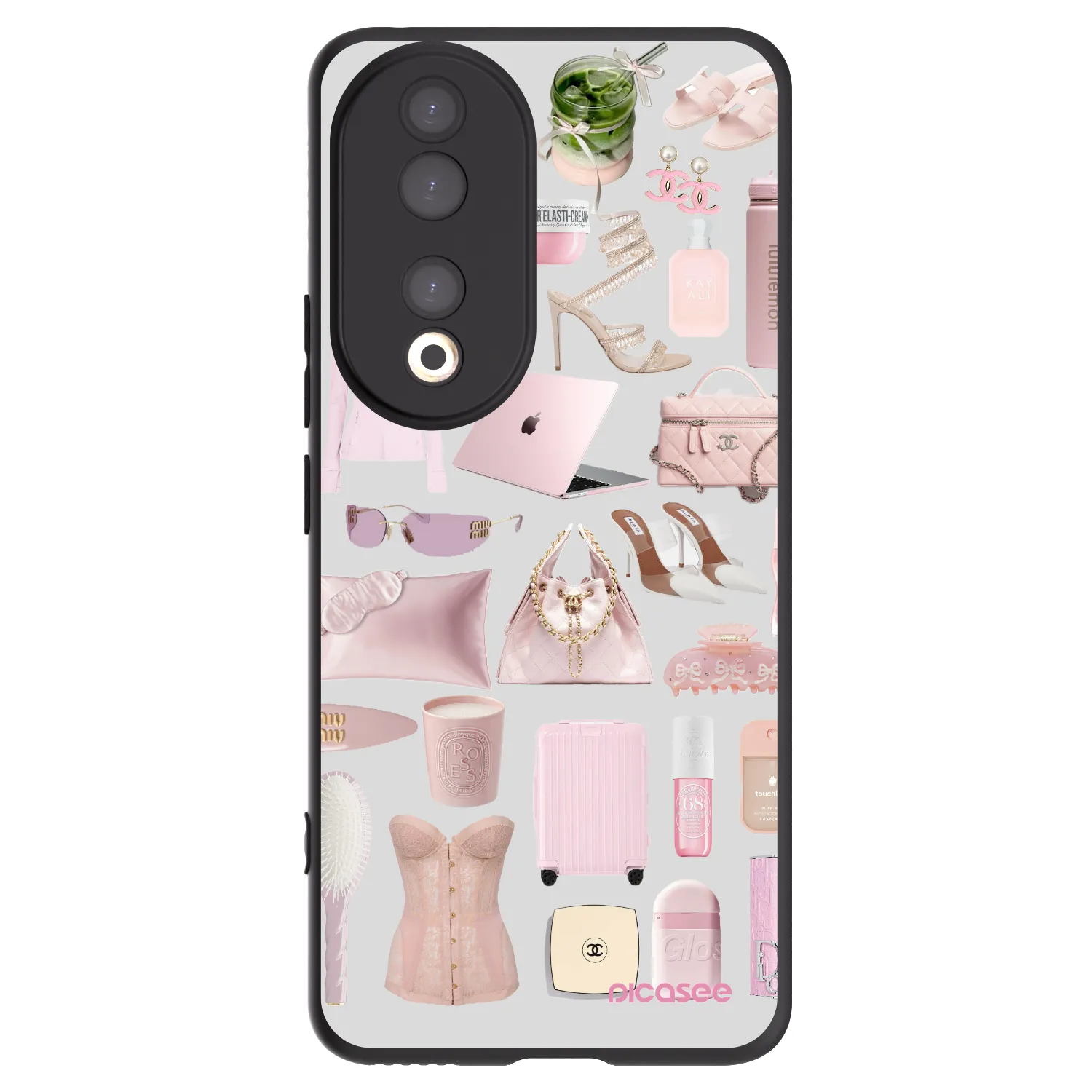 Picasee silikonski črni ovitek za Honor 90 5G - Glam Babe