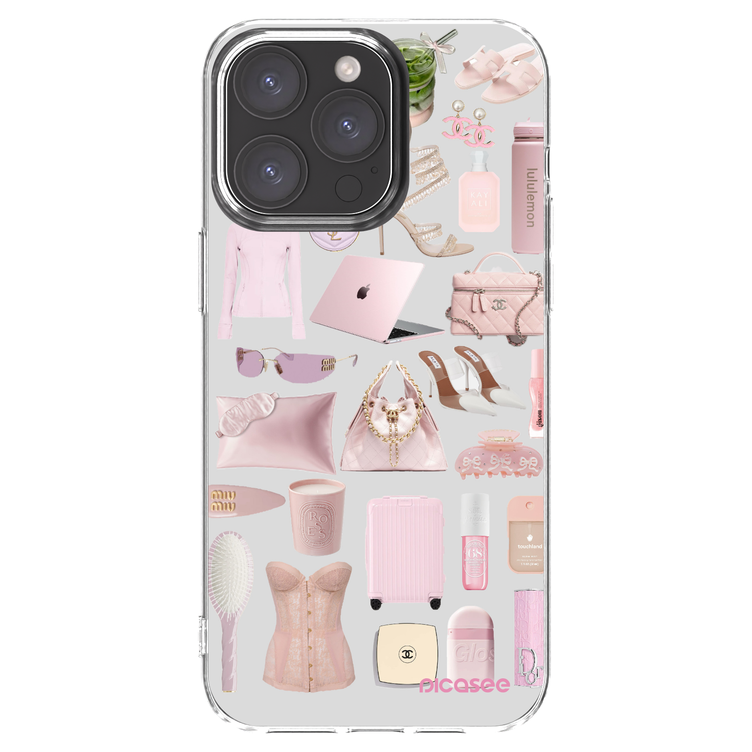Picasee silikonski prozorni ovitek za Apple iPhone 15 Pro Max - Glam Babe
