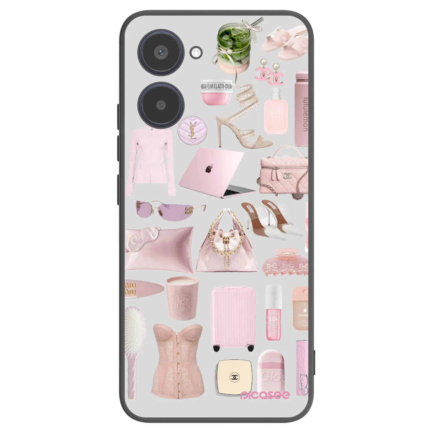 Picasee silikonski črni ovitek za Realme 10 4G - Glam Babe