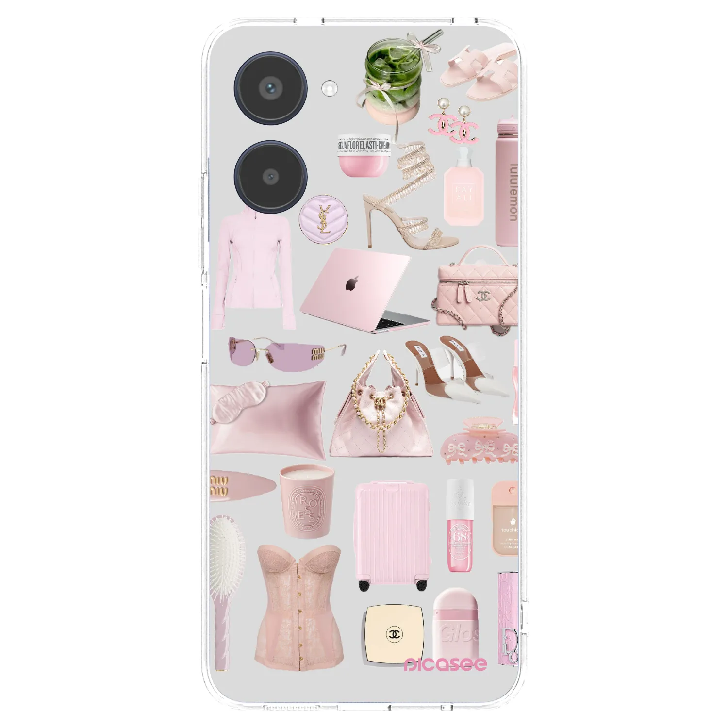 Picasee silikonski prozorni ovitek za Realme 10 4G - Glam Babe