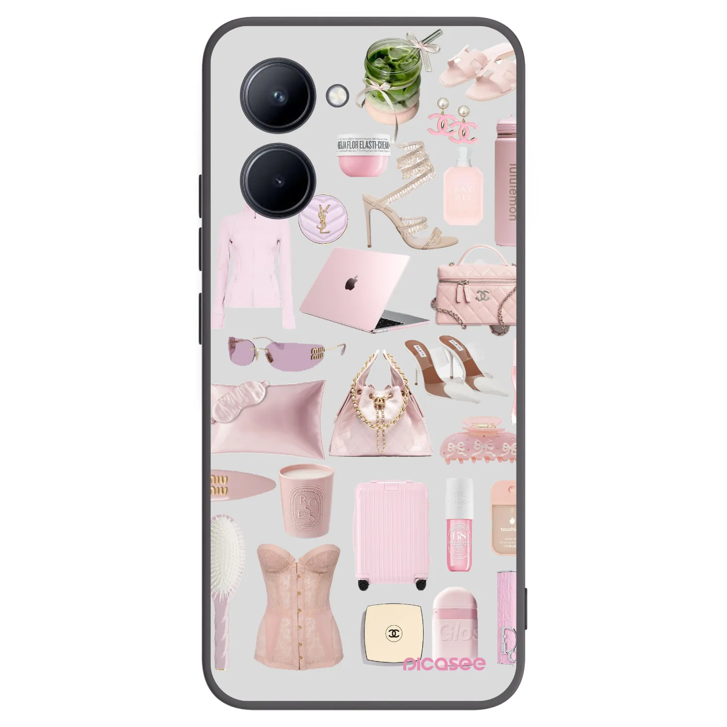Picasee silikonski črni ovitek za Realme C33 (2023) - Glam Babe