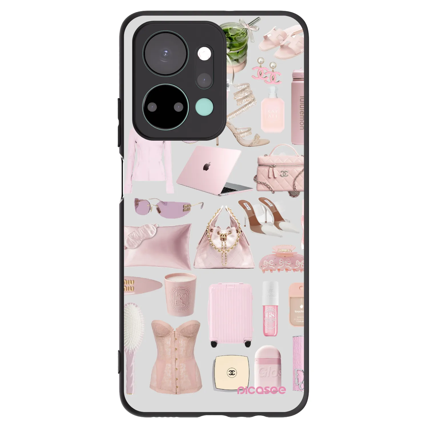 Picasee silikonski črni ovitek za Honor X7a - Glam Babe