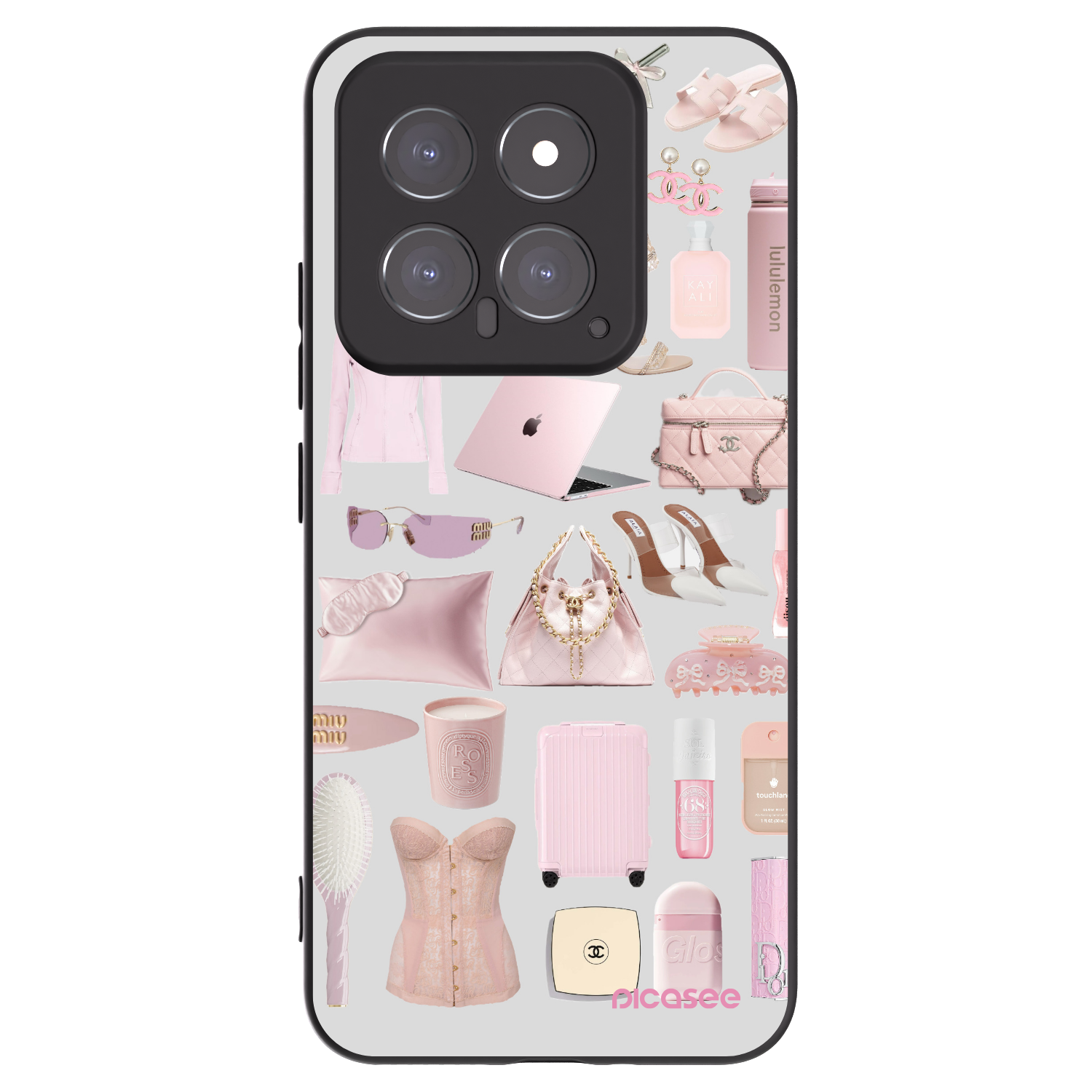 Picasee silikonski črni ovitek za Xiaomi 14 - Glam Babe