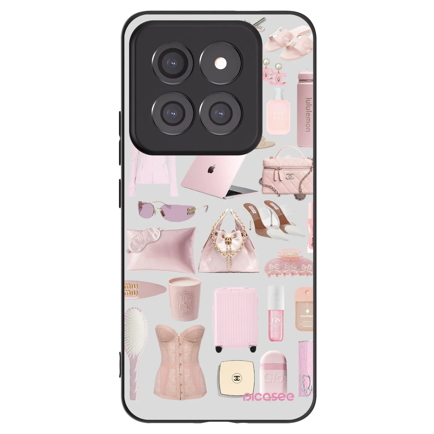Picasee silikonski črni ovitek za Xiaomi 14 Pro - Glam Babe