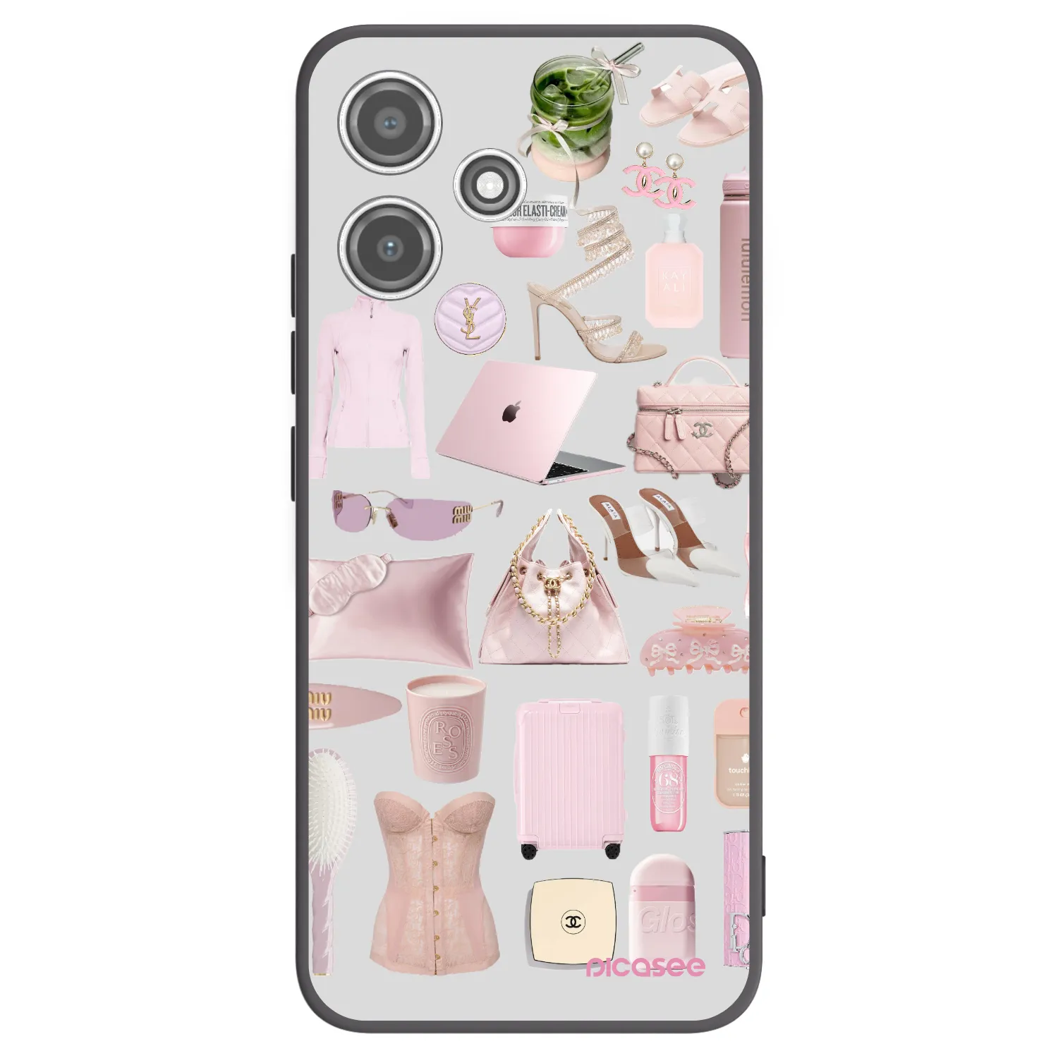 Picasee silikonski črni ovitek za Xiaomi Redmi 12 5G - Glam Babe