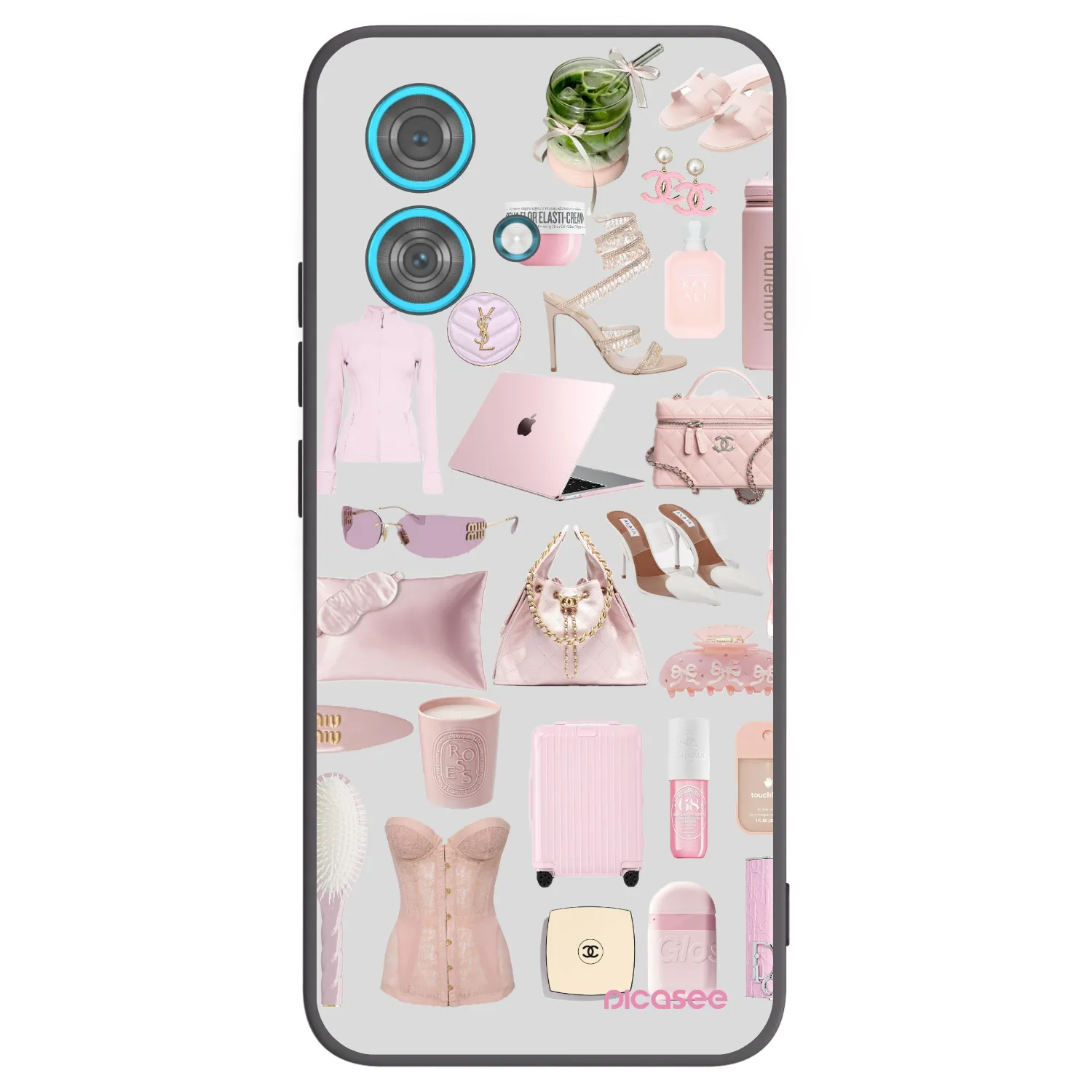 Picasee silikonski črni ovitek za Motorola Edge 40 Neo - Glam Babe
