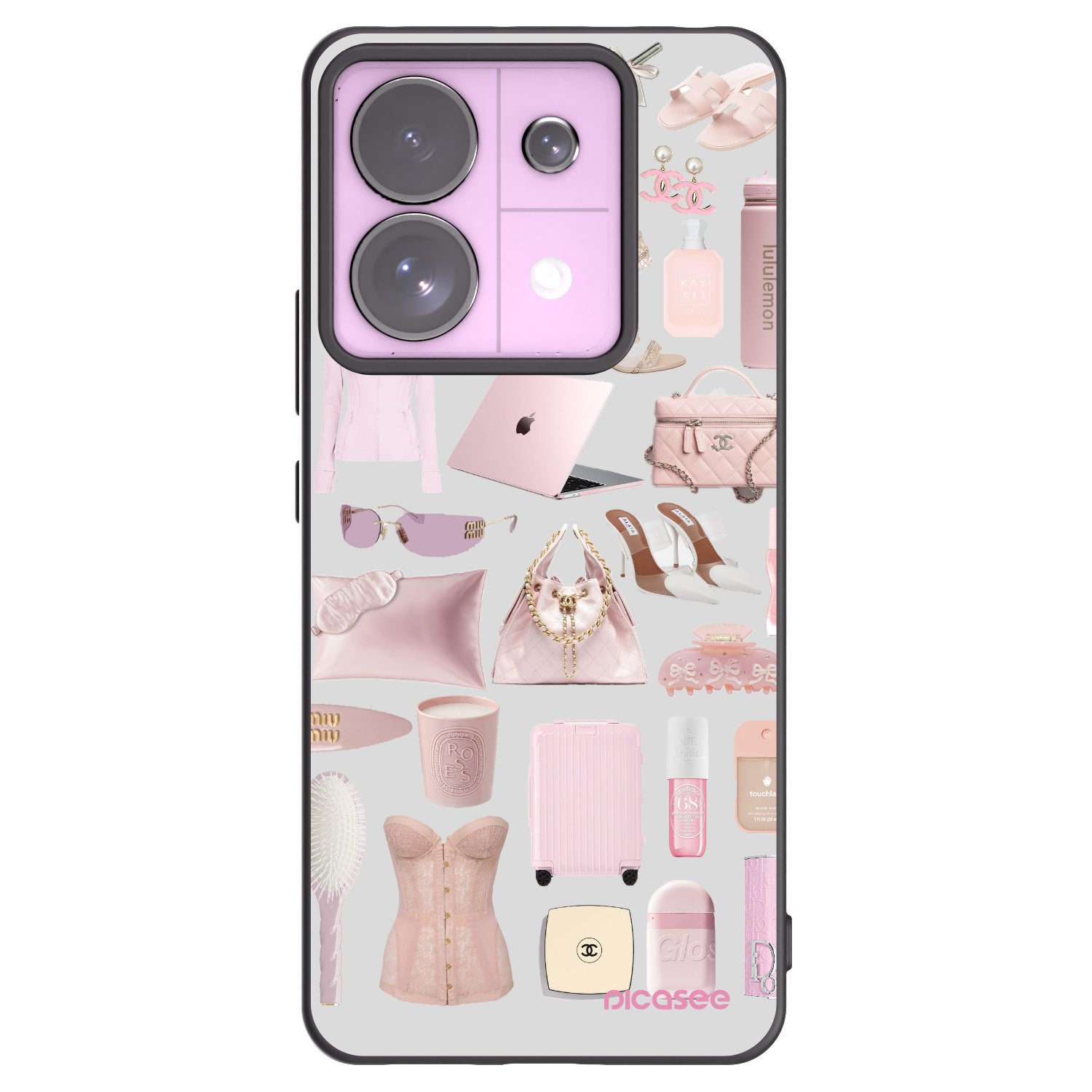 Picasee silikonski črni ovitek za Xiaomi Redmi Note 13 Pro 5G - Glam Babe