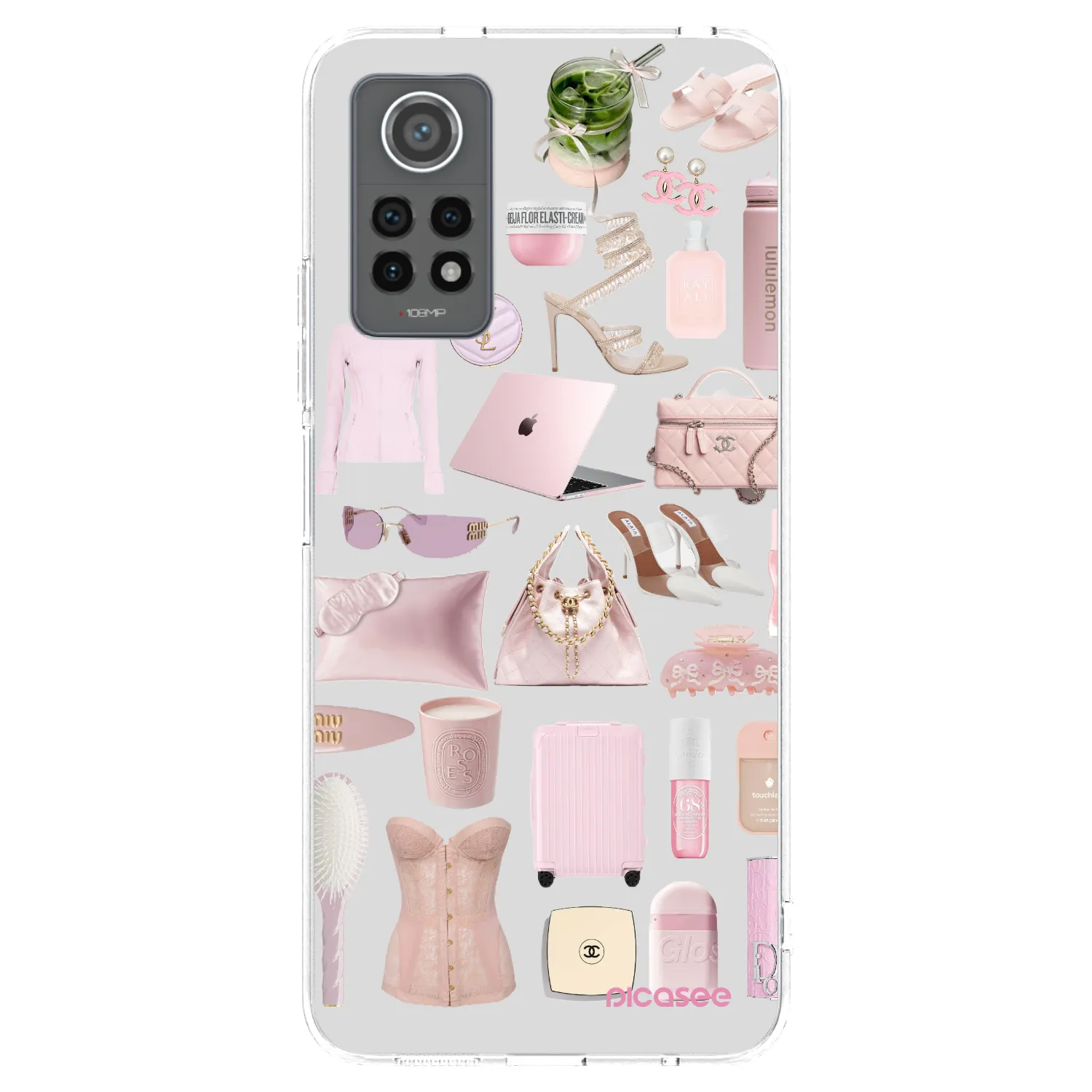 Picasee silikonski prozorni ovitek za Xiaomi Redmi Note 12 Pro 4G - Glam Babe