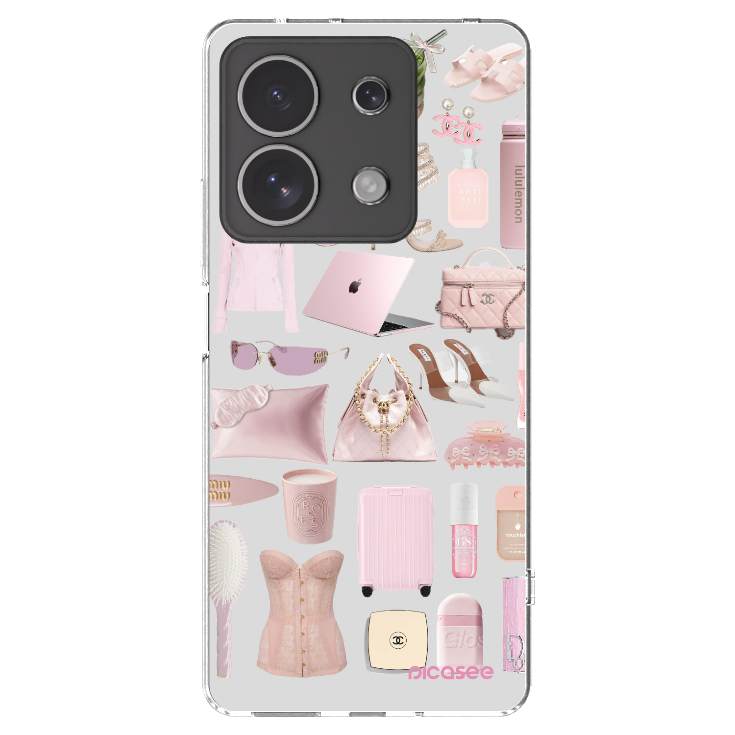 Picasee silikonski prozorni ovitek za Xiaomi Redmi Note 13 4G - Glam Babe