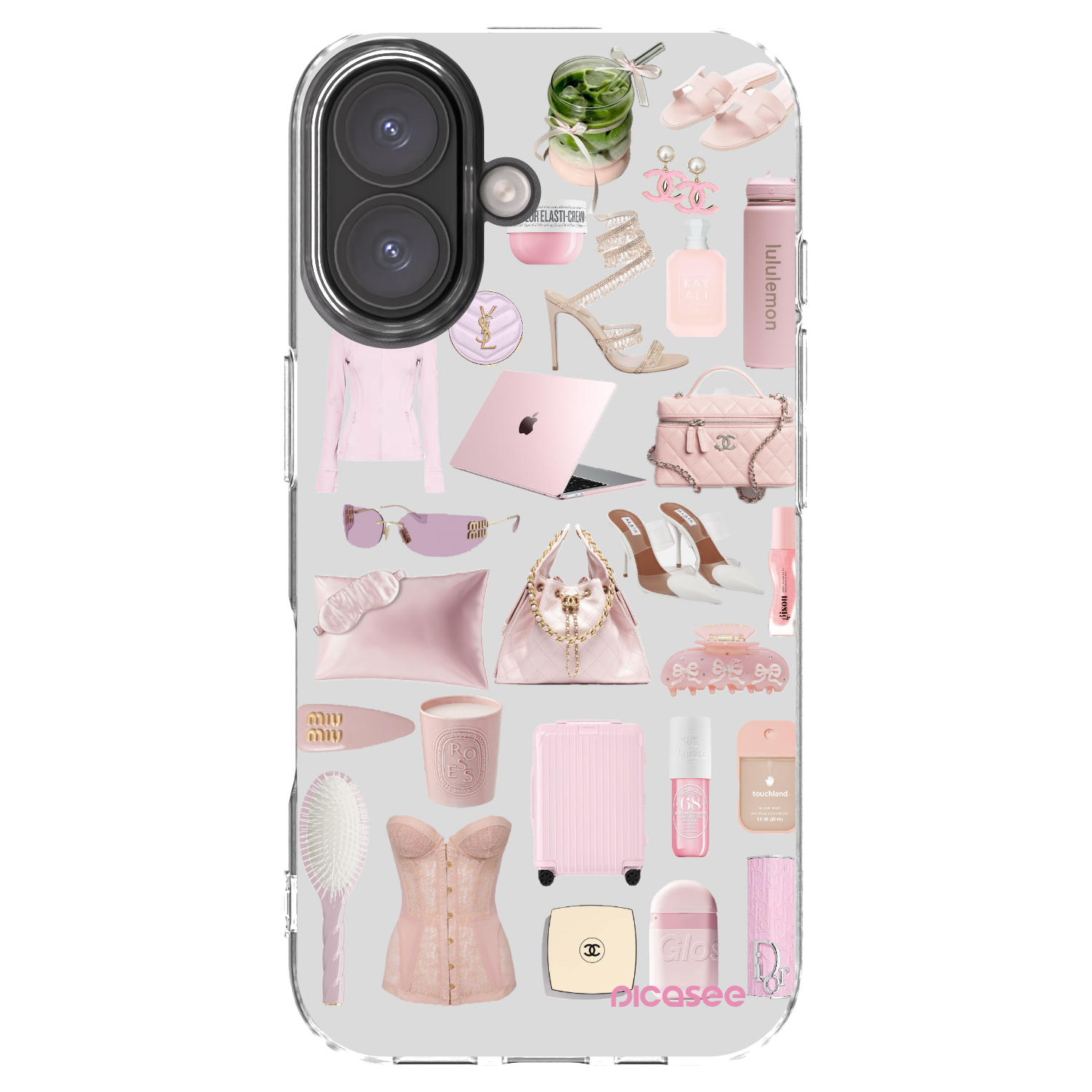 Picasee silikonski prozorni ovitek za Apple iPhone 16 - Glam Babe