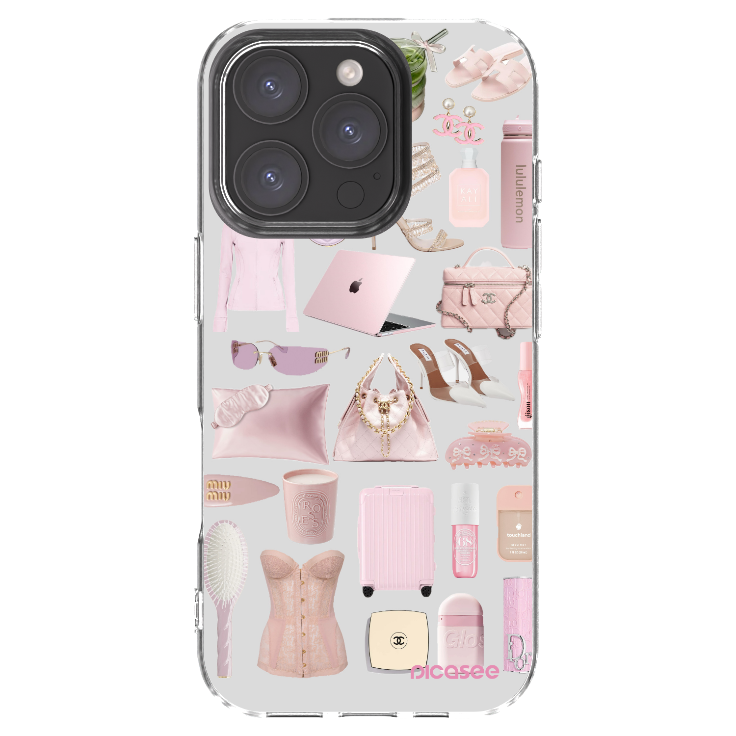 Picasee silikonski prozorni ovitek za Apple iPhone 16 Pro - Glam Babe