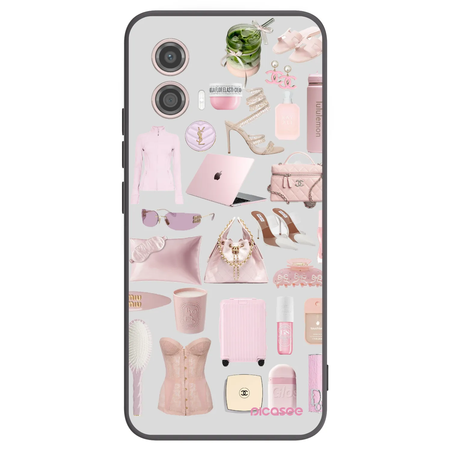 Picasee silikonski črni ovitek za Motorola Moto G53 5G - Glam Babe