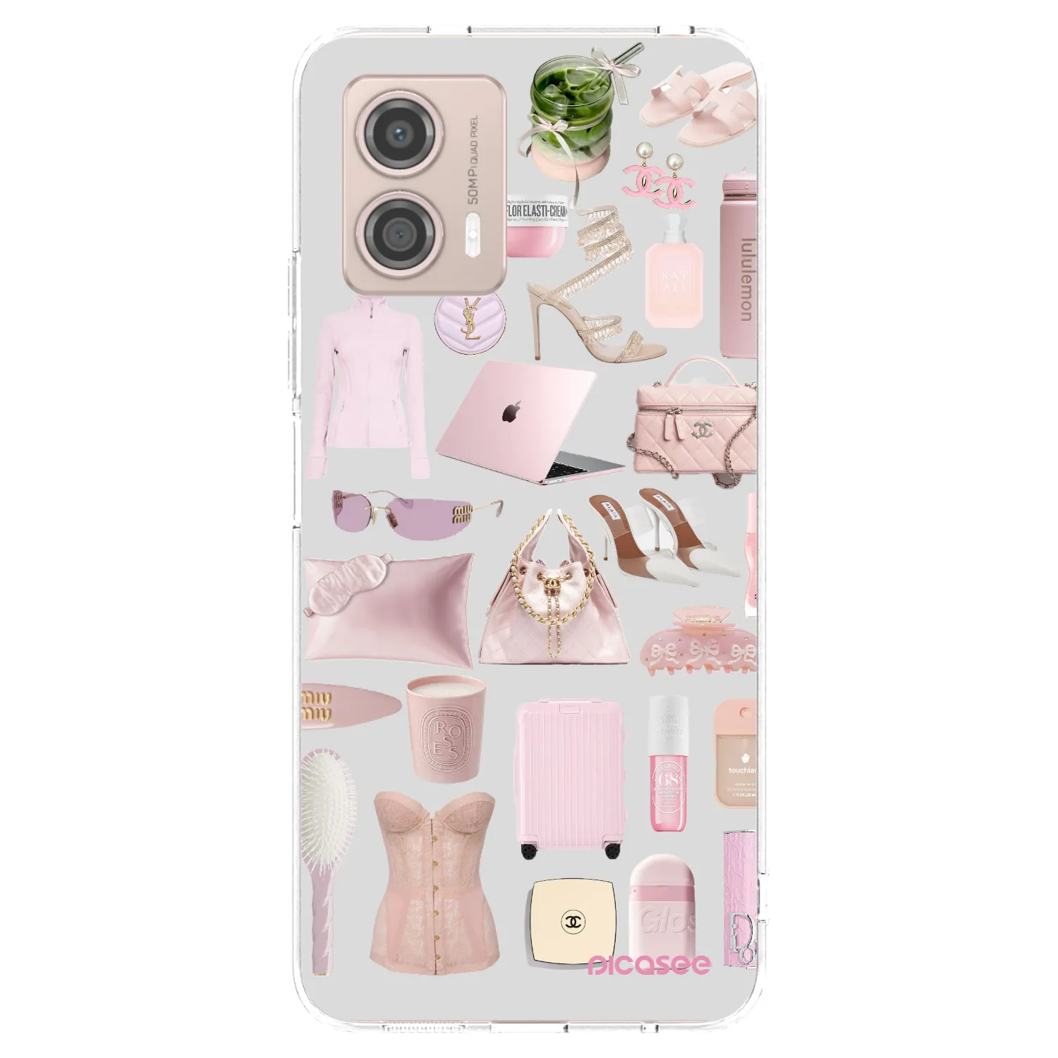 Picasee silikonski prozorni ovitek za Motorola Moto G53 5G - Glam Babe