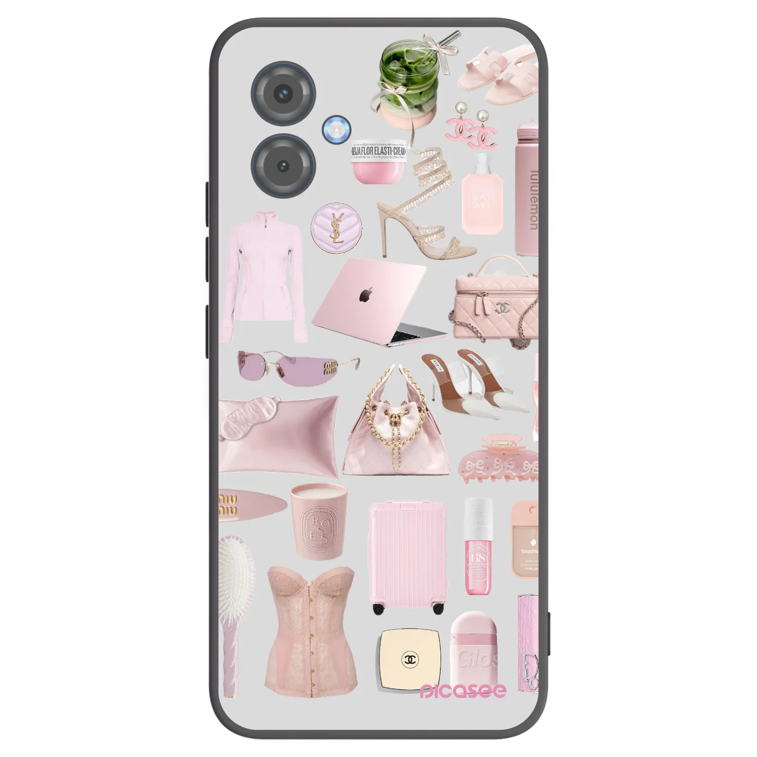 Picasee silikonski črni ovitek za Motorola Moto G14 - Glam Babe