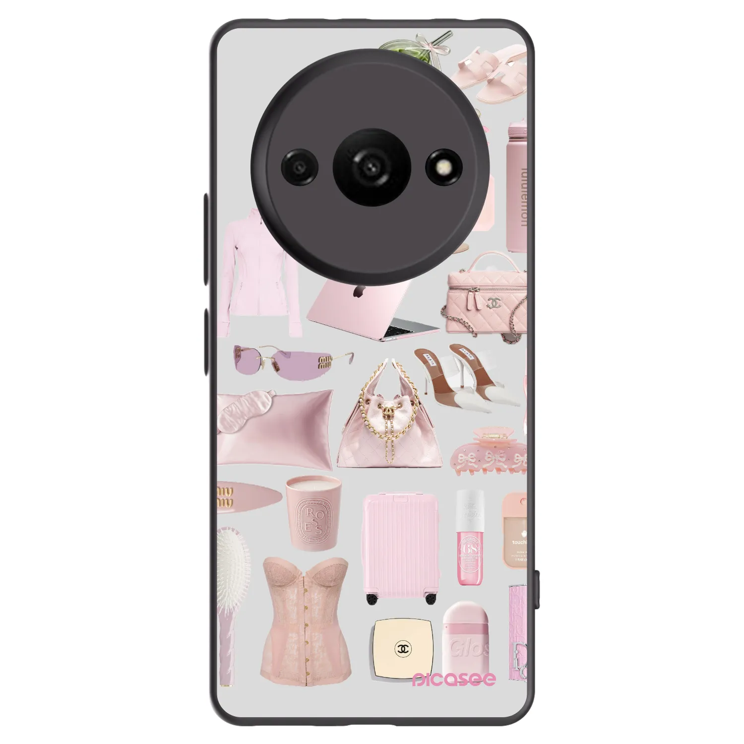 Picasee silikonski črni ovitek za Xiaomi Redmi A3 - Glam Babe