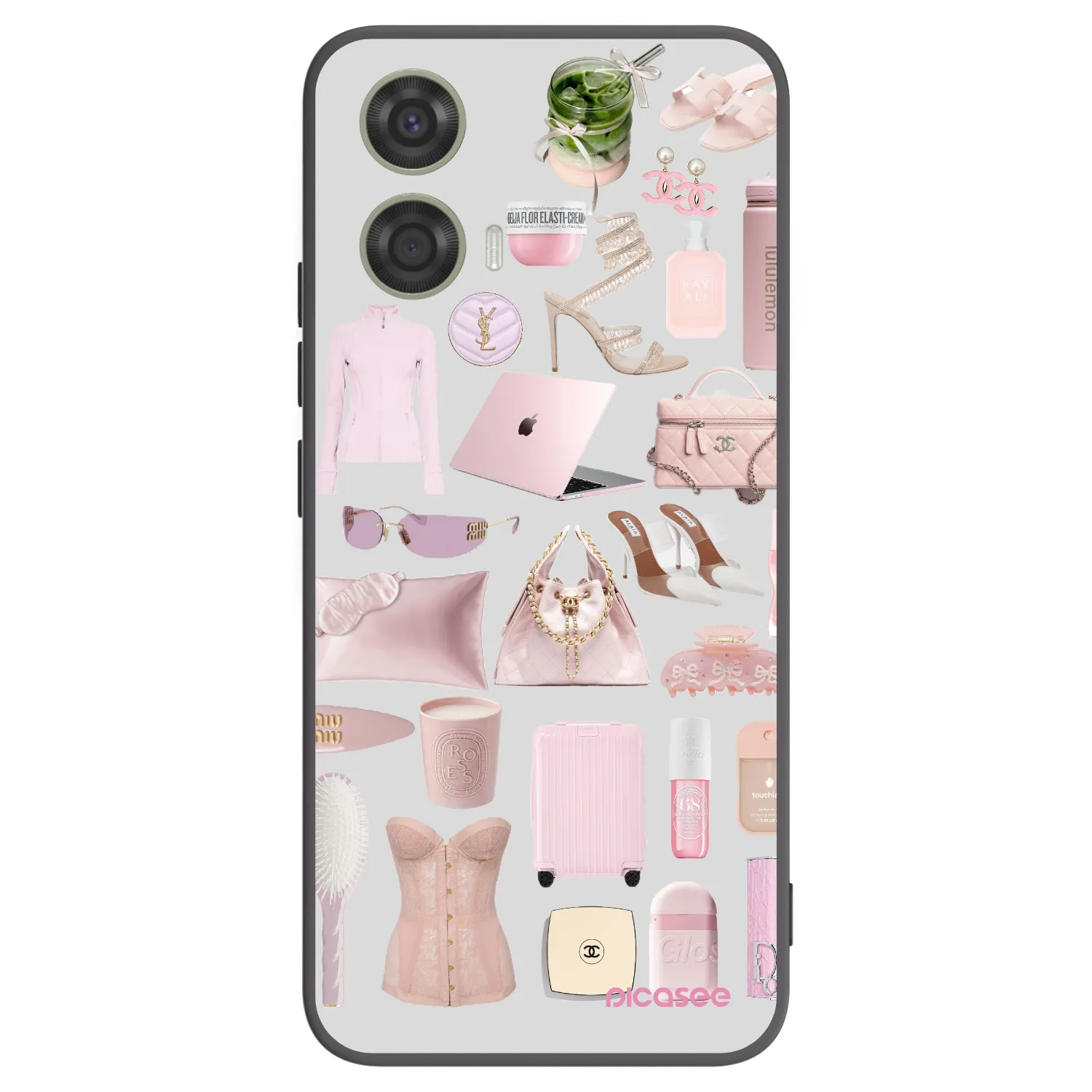 Picasee silikonski črni ovitek za Motorola Moto G24 - Glam Babe