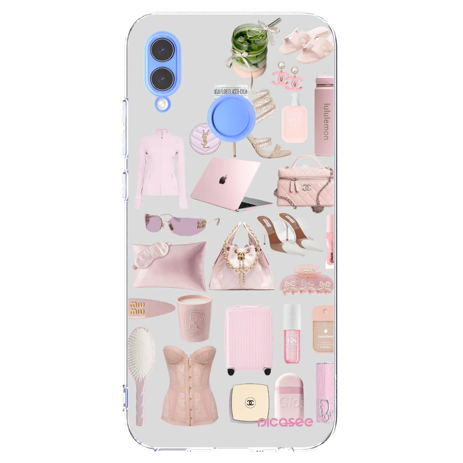 Picasee silikonski prozorni ovitek za Huawei P Smart 2019 - Glam Babe