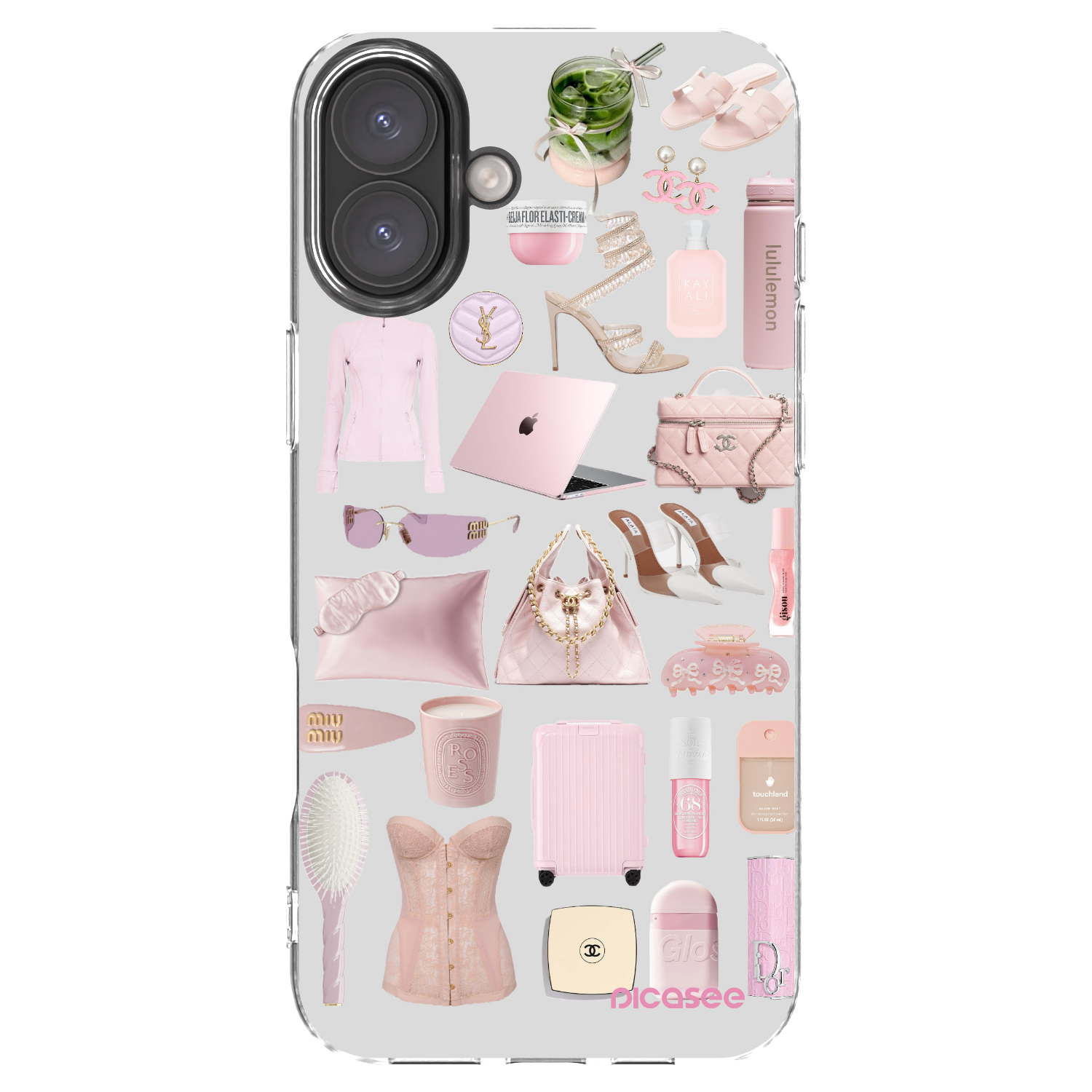 Picasee silikonski prozorni ovitek za Apple iPhone 16 Plus - Glam Babe