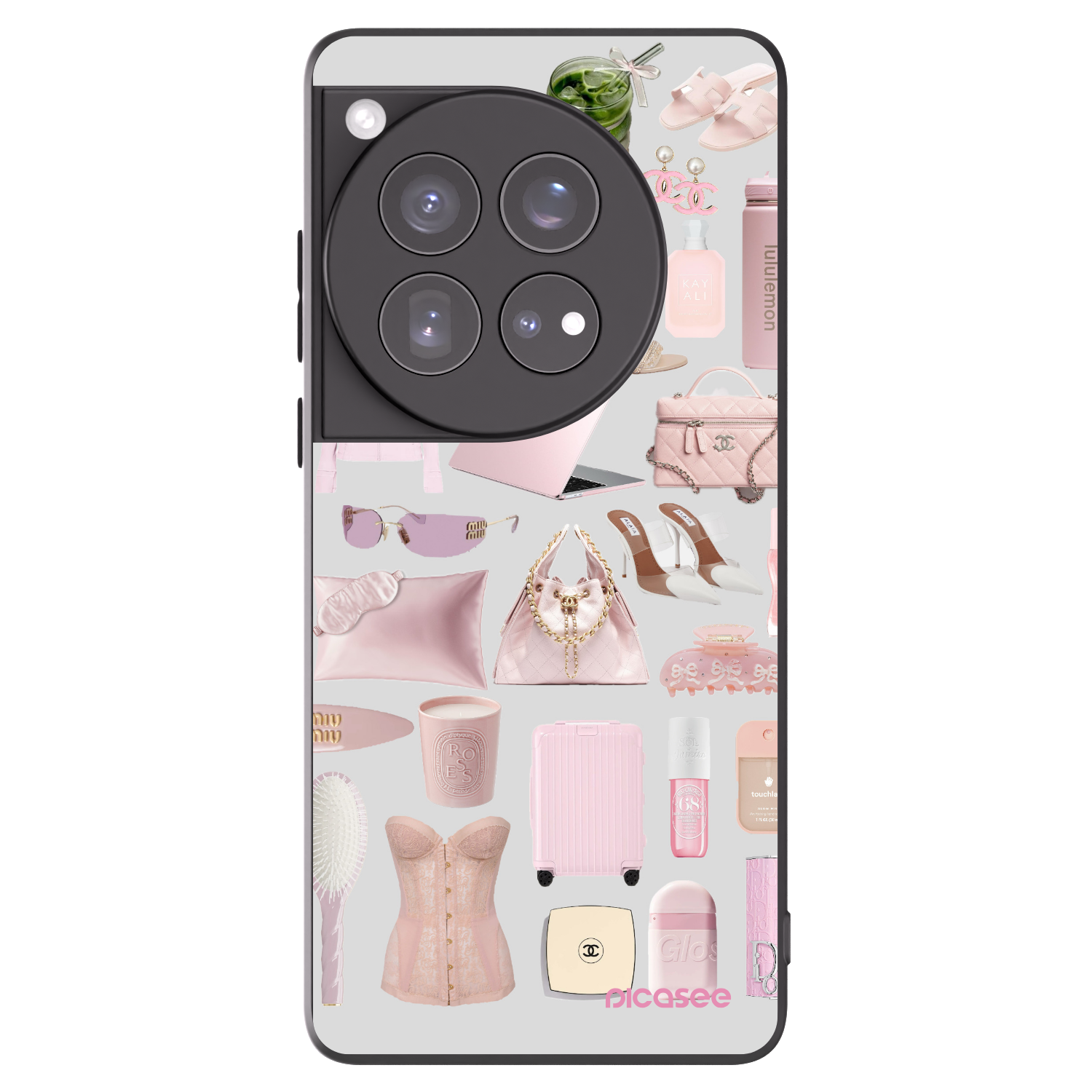 Picasee silikonski črni ovitek za OnePlus 12 5G - Glam Babe