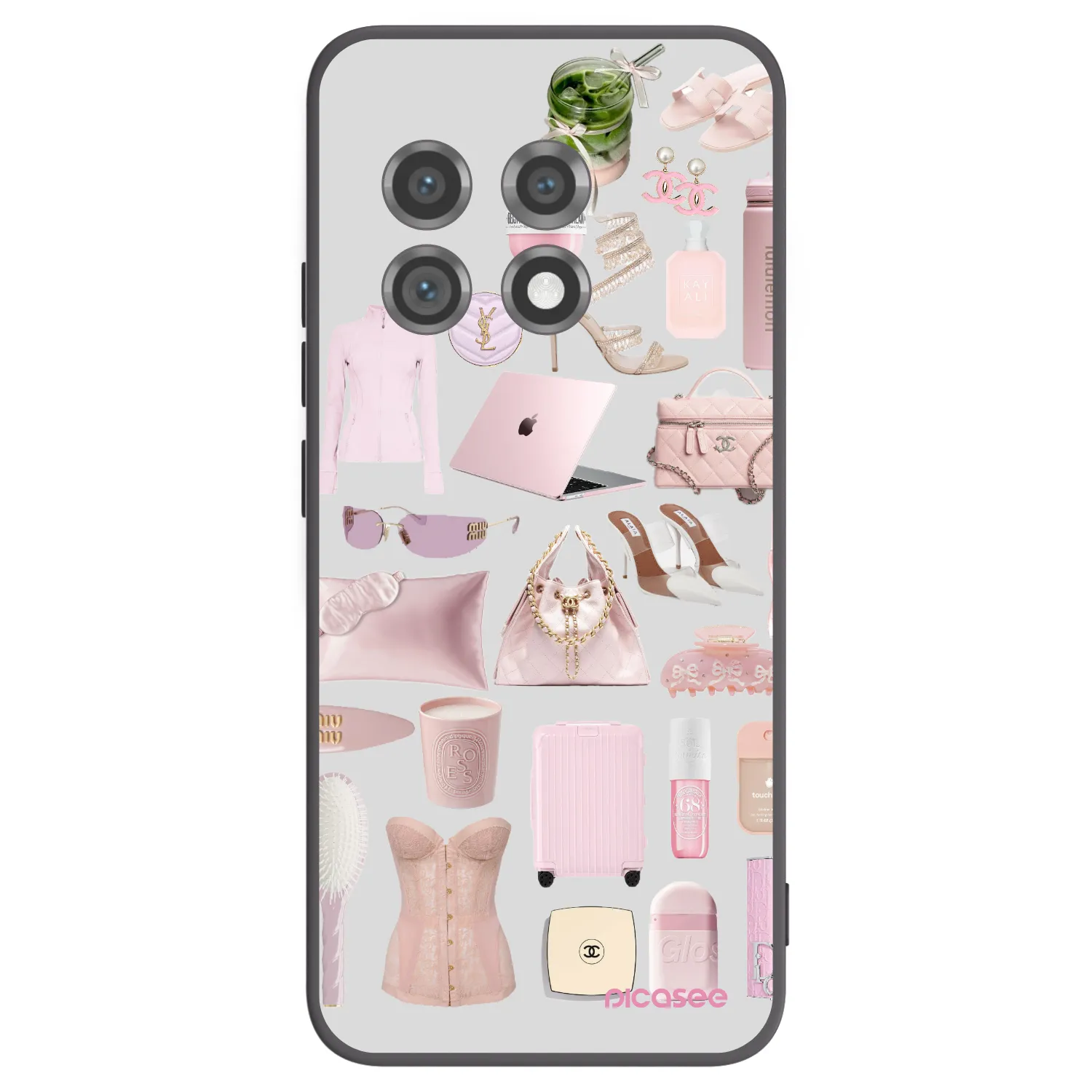 Picasee silikonski črni ovitek za OnePlus 11 5G - Glam Babe