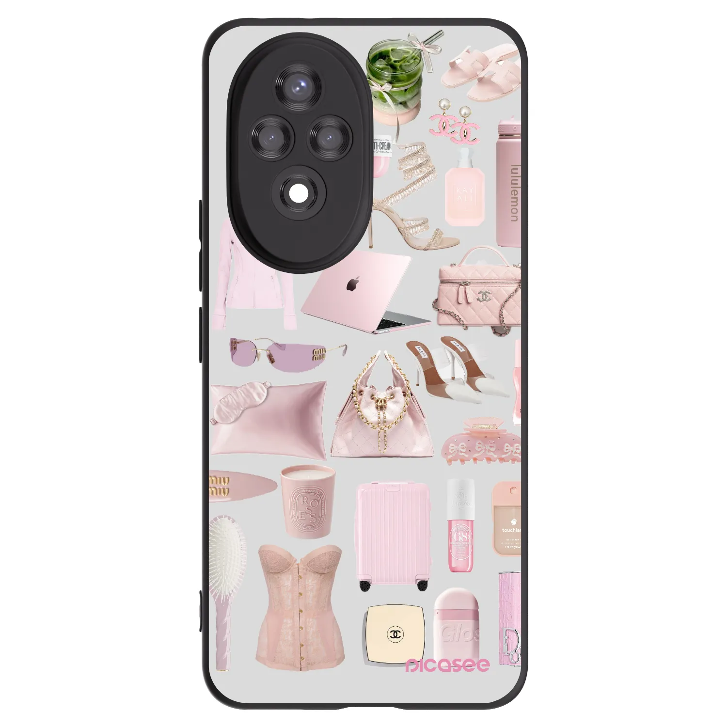 Picasee silikonski črni ovitek za Honor 200 Pro 5G - Glam Babe