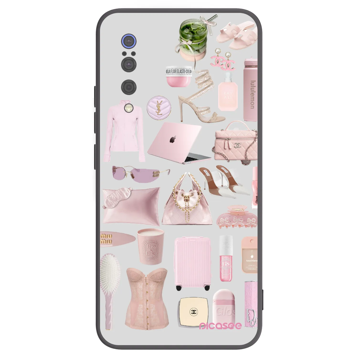 Picasee silikonski črni ovitek za Xiaomi Mi 9 - Glam Babe