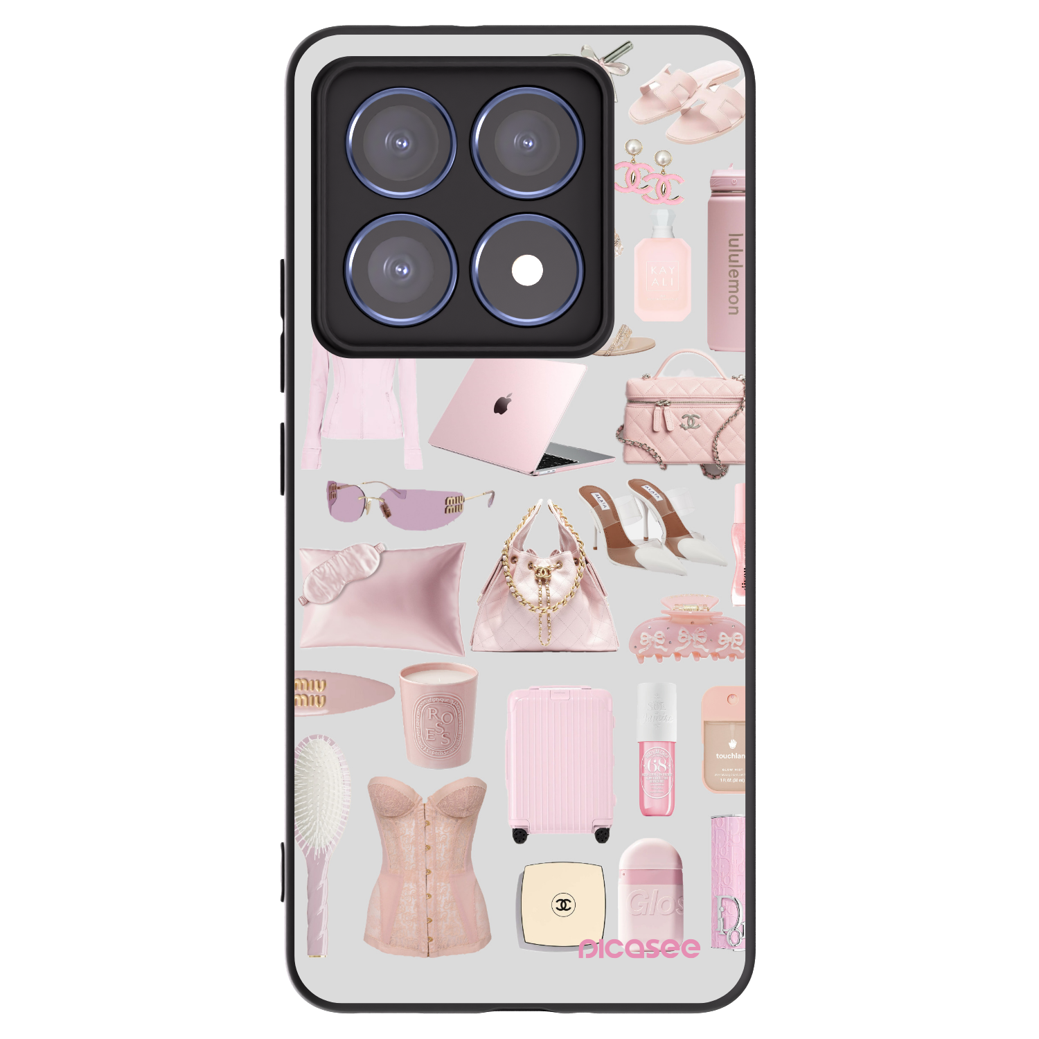 Picasee silikonski črni ovitek za Xiaomi 14T Pro - Glam Babe