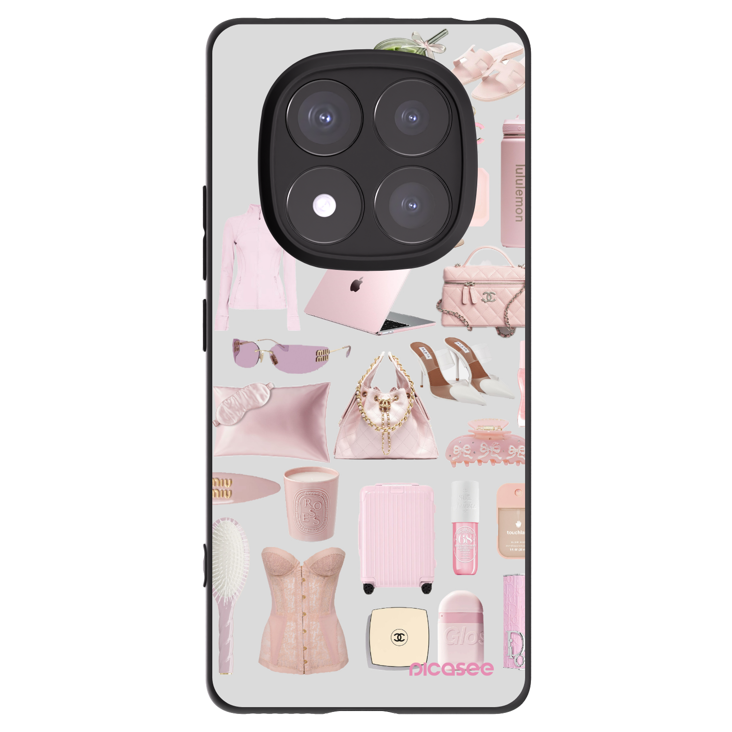 Picasee silikonski črni ovitek za Xiaomi Redmi Note 14 Pro+ 5G - Glam Babe
