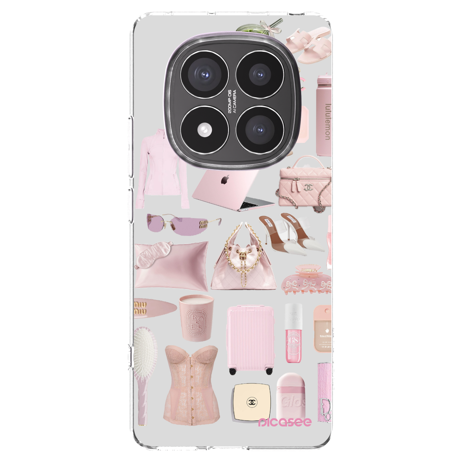 Picasee silikonski prozorni ovitek za Xiaomi Redmi Note 14 Pro+ 5G - Glam Babe