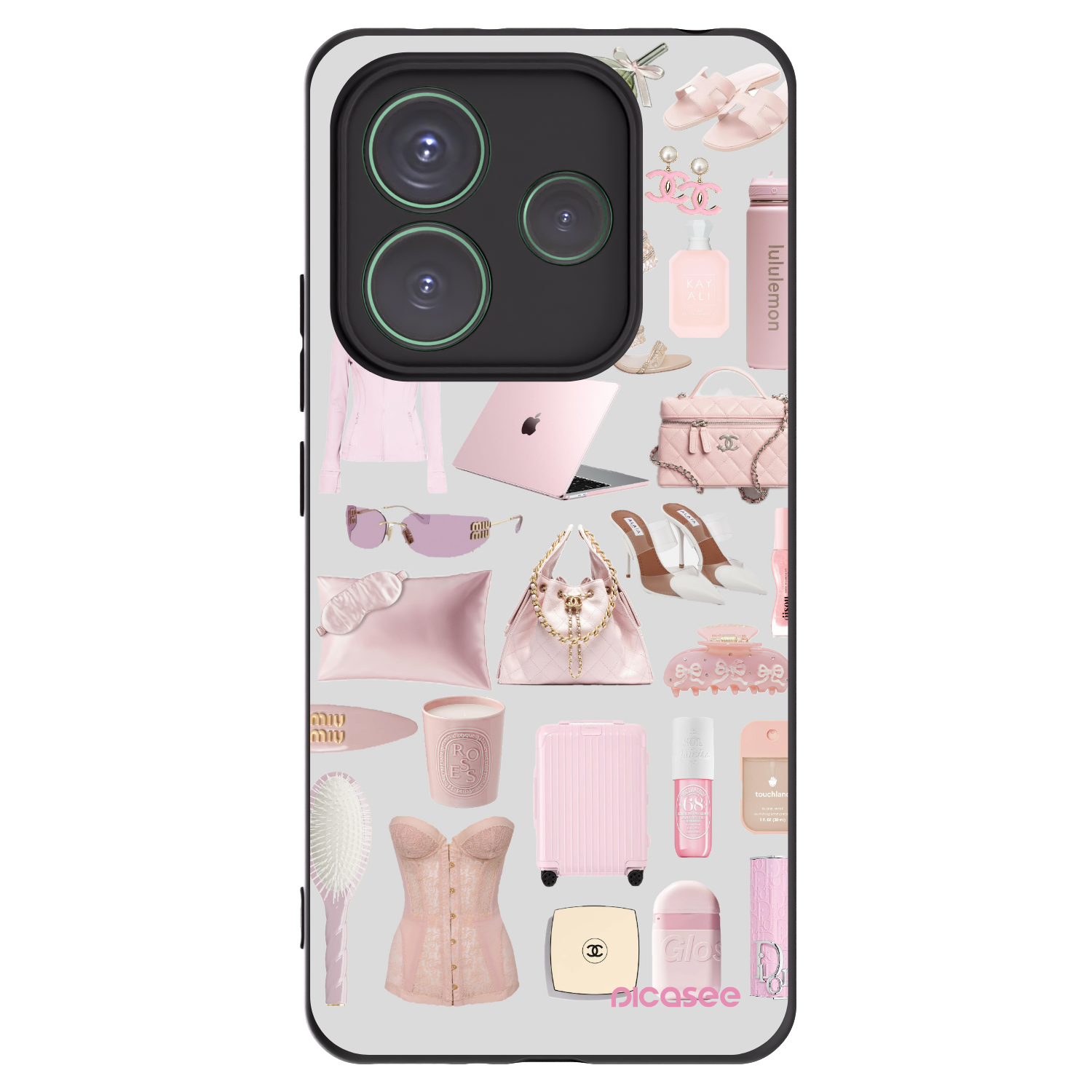 Picasee silikonski črni ovitek za Xiaomi Redmi Note 14 5G - Glam Babe