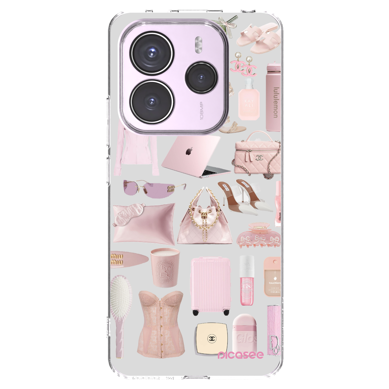 Picasee silikonski prozorni ovitek za Xiaomi Redmi Note 14 5G - Glam Babe