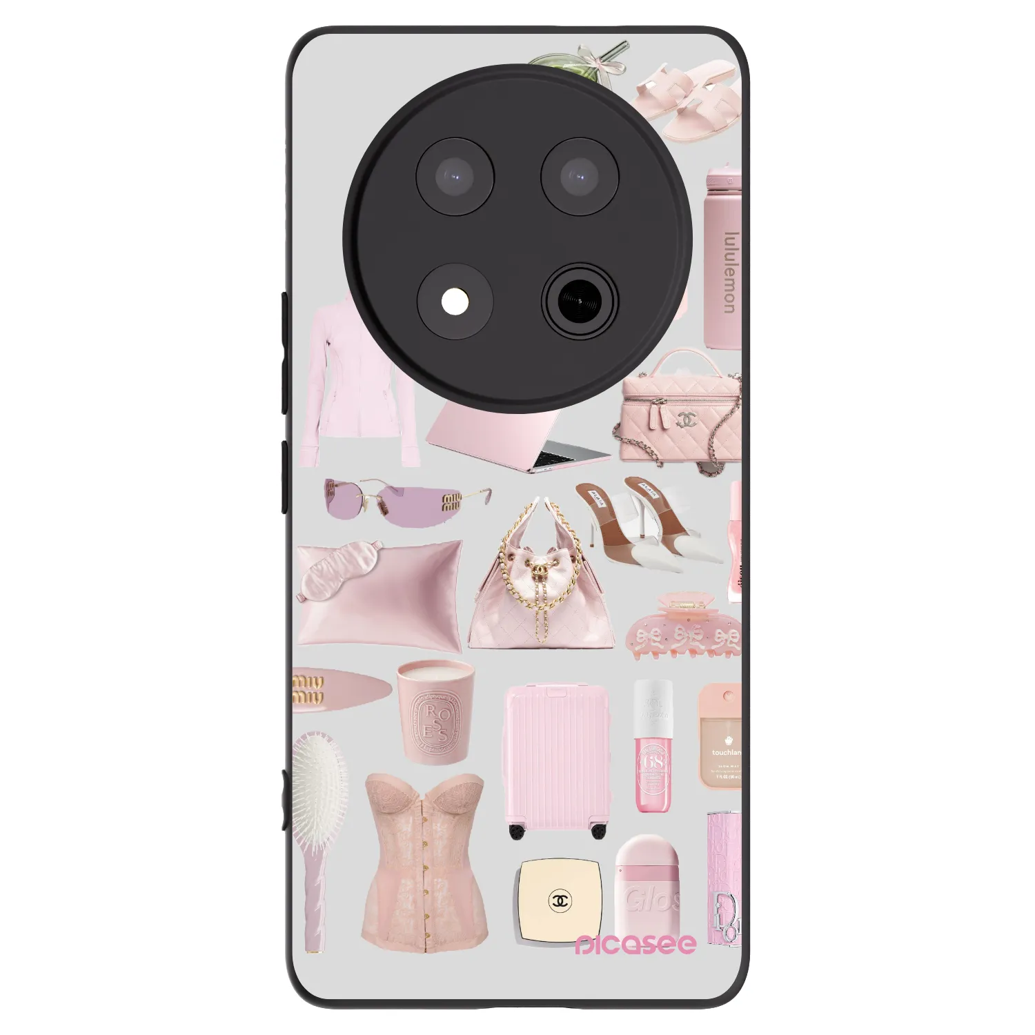 Picasee silikonski črni ovitek za Honor Magic7 Lite 5G - Glam Babe