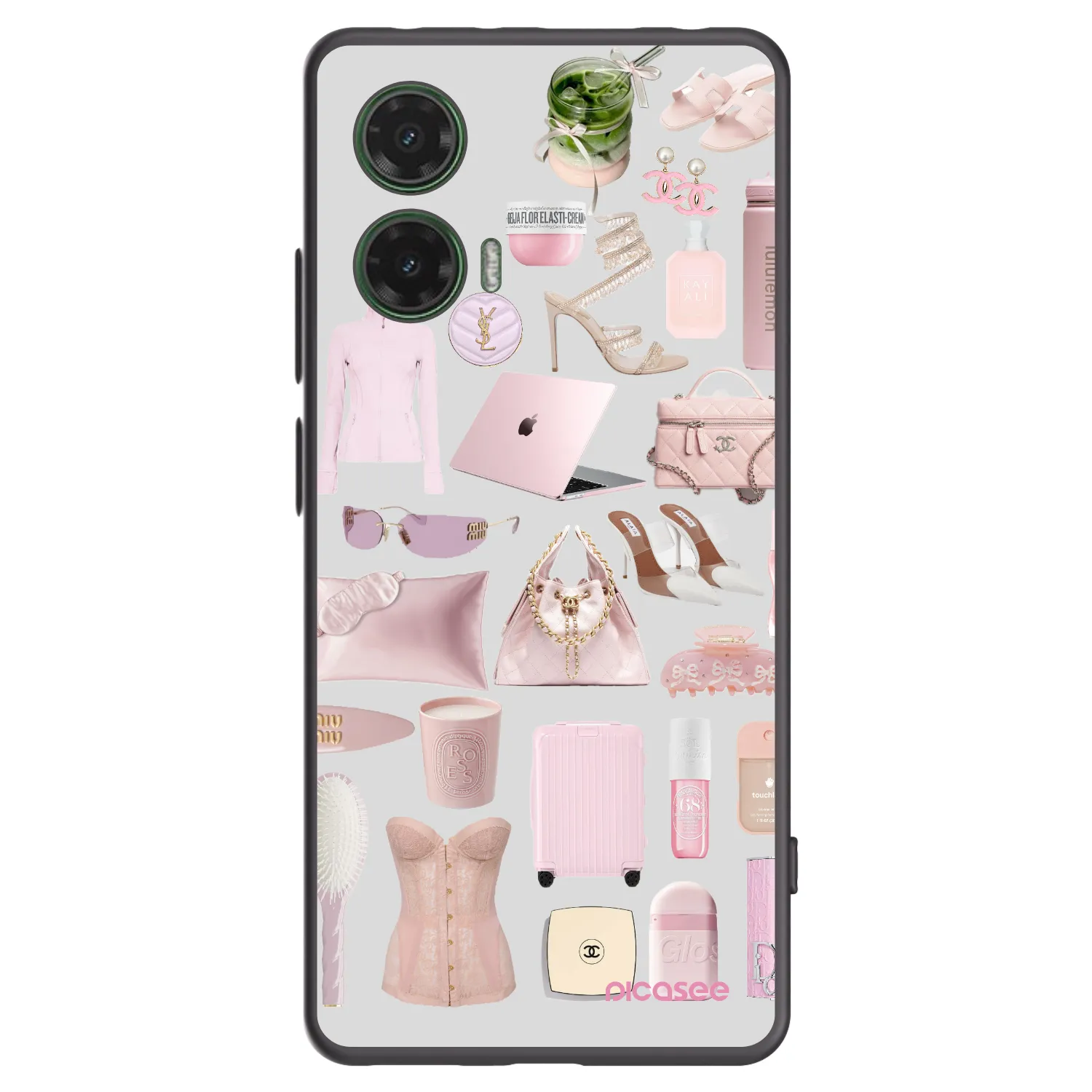 Picasee silikonski črni ovitek za Motorola Moto G35 5G - Glam Babe