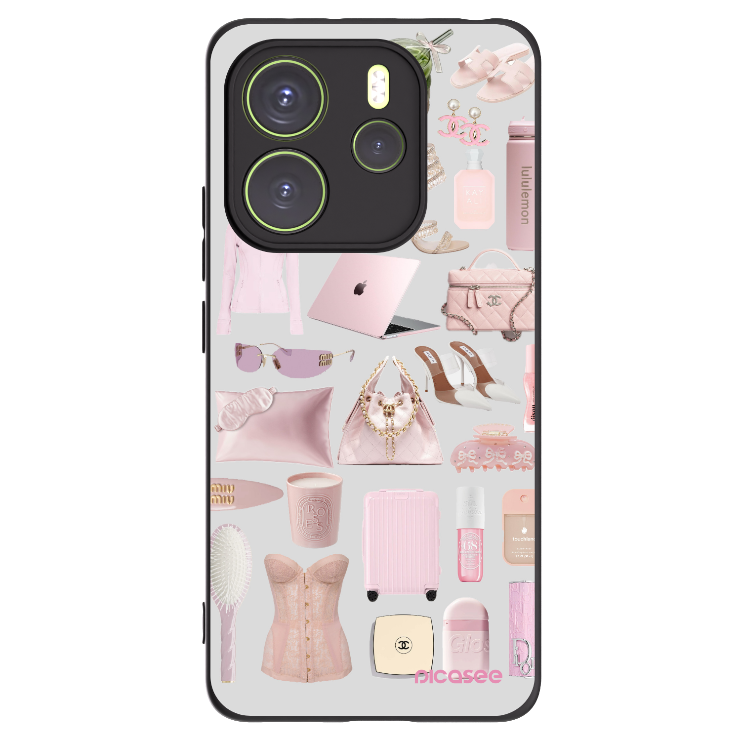 Picasee silikonski črni ovitek za Xiaomi Redmi Note 14 4G - Glam Babe