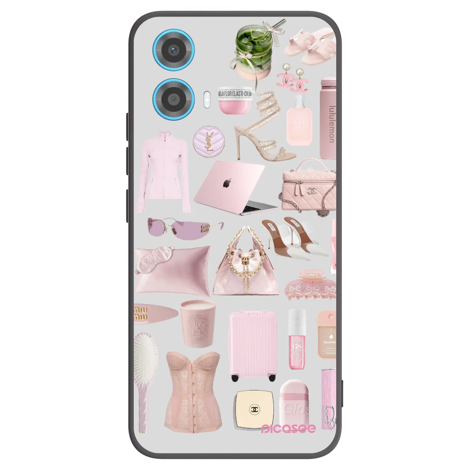 Picasee silikonski črni ovitek za Motorola Moto G34 5G - Glam Babe