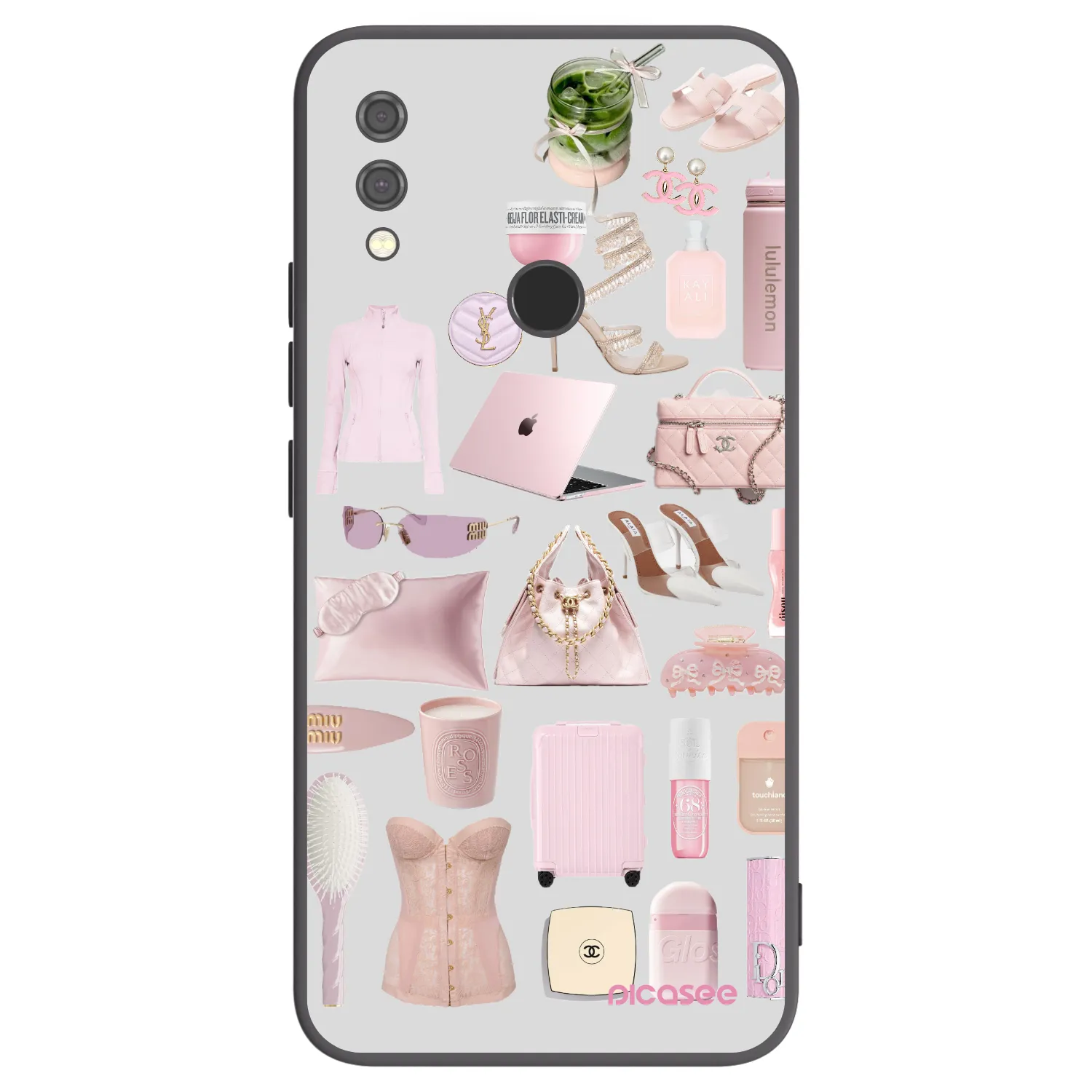 Picasee silikonski črni ovitek za Xiaomi Redmi Note 7 - Glam Babe