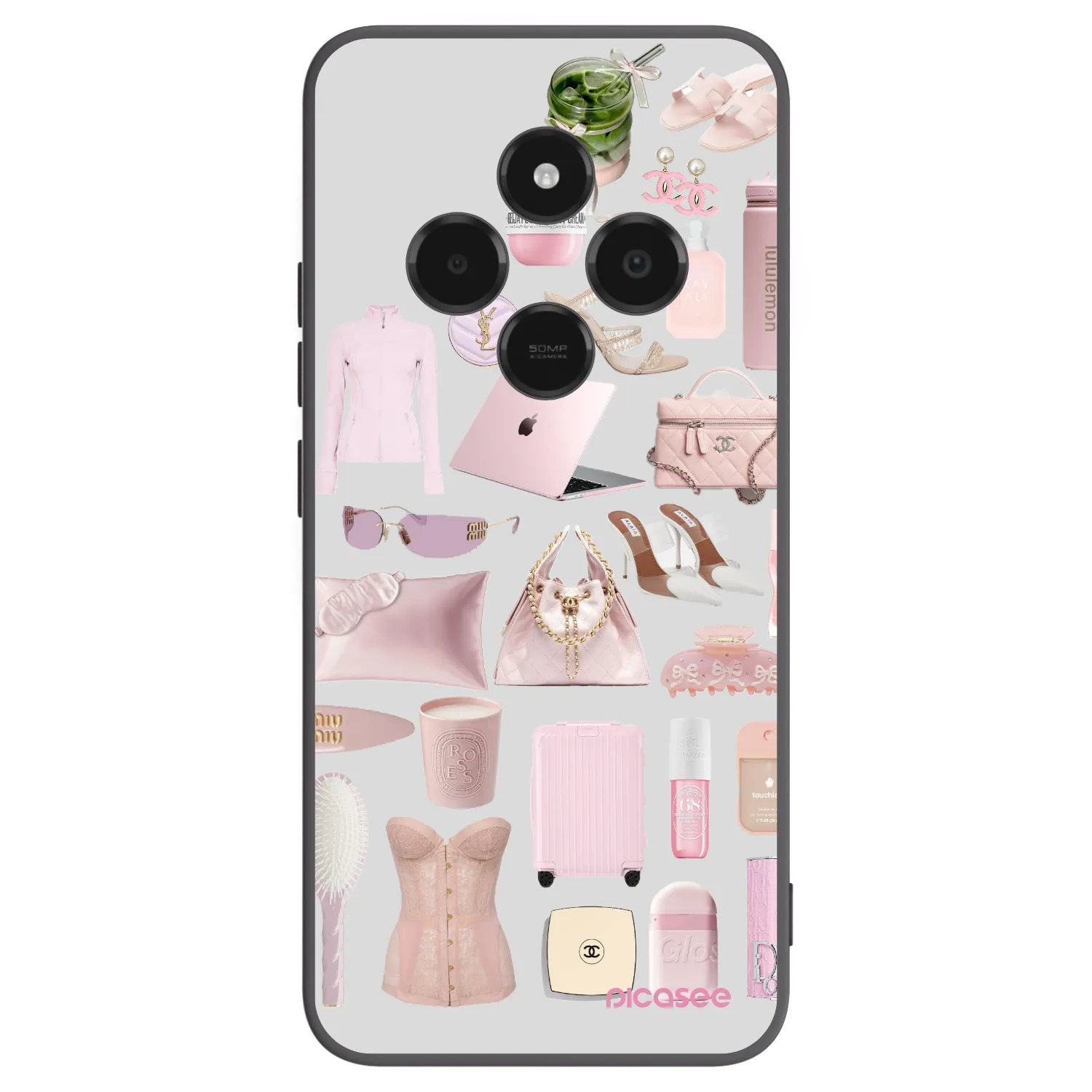 Picasee silikonski črni ovitek za Xiaomi Poco C75 - Glam Babe