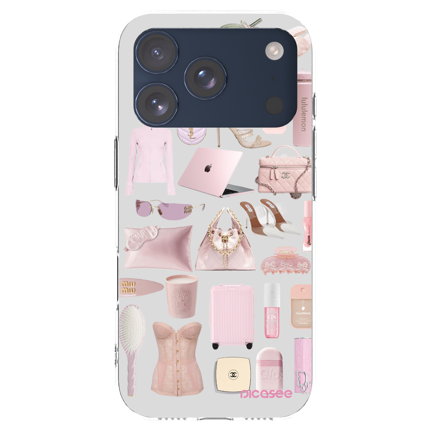 Picasee silikonski prozorni ovitek za Apple iPhone 17 Pro - Glam Babe
